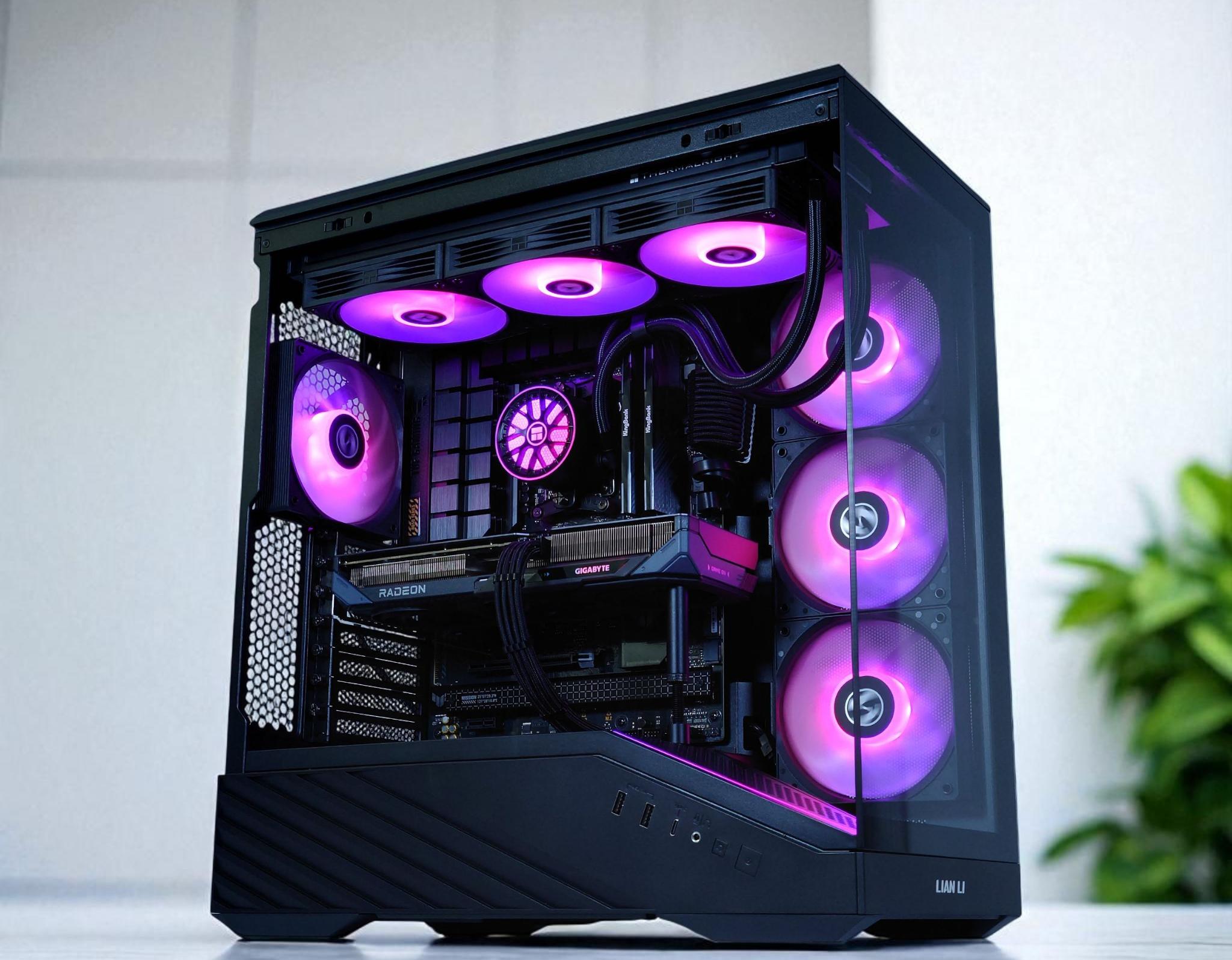 🖤Darkstar◼️Liquid Cooled Gaming PC◼️AMD RX 9070 16GB◼️AMD Ryzen 7 7700◼️32GB DDR5◼️1TB NVME