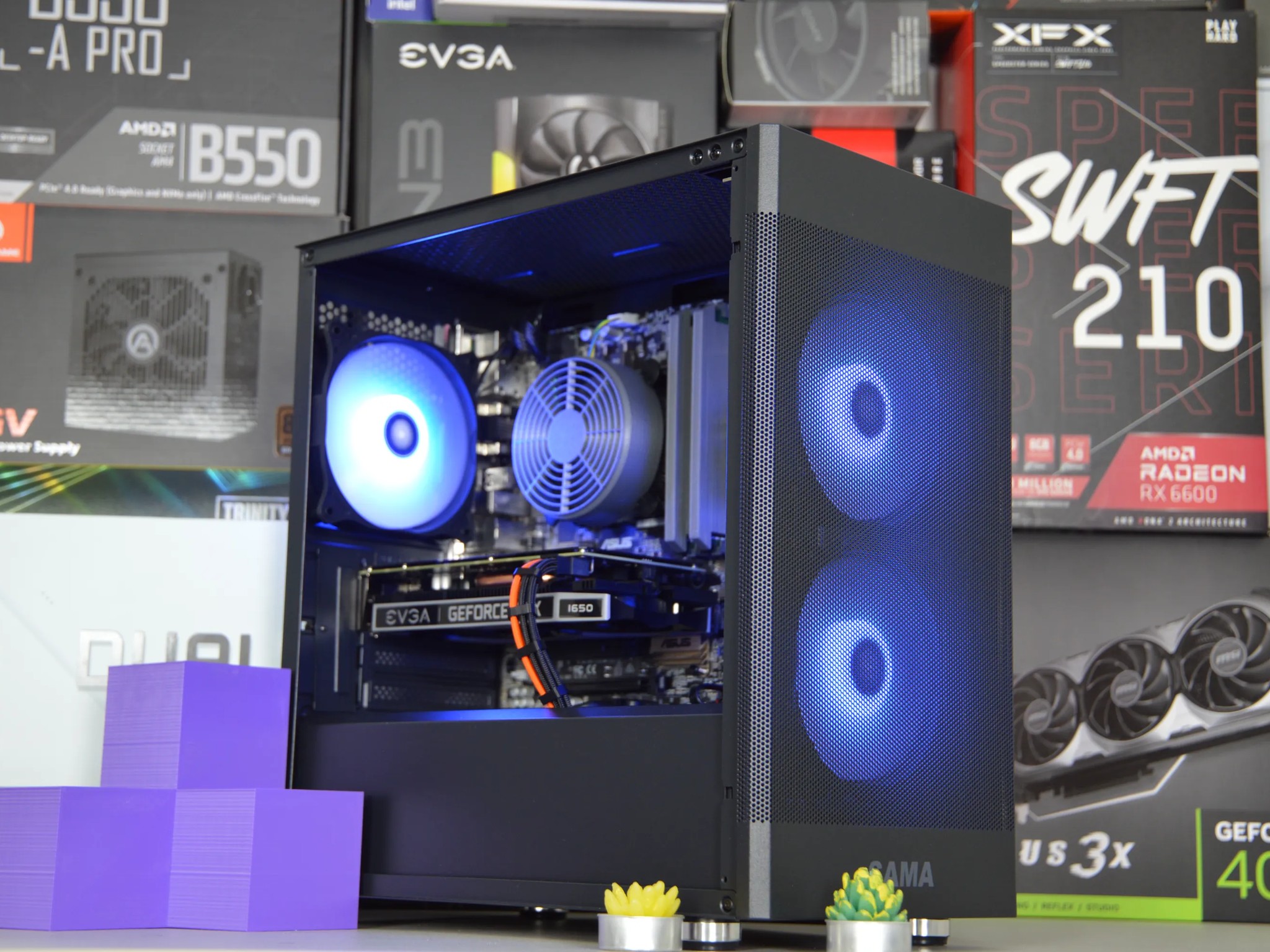 ⚫VALUE PC🟠| GTX 1650 4GB | INTEL i5 7500 | 16GB DDR4 RAM | 512GB SATA SSD | Midnight Orange |