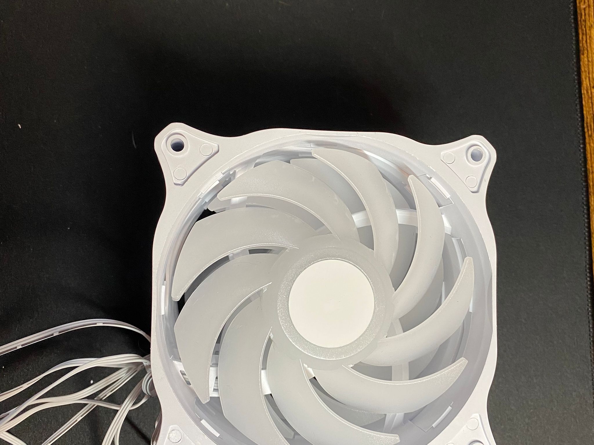 Sama White 120mm ARGB Case fans 4x