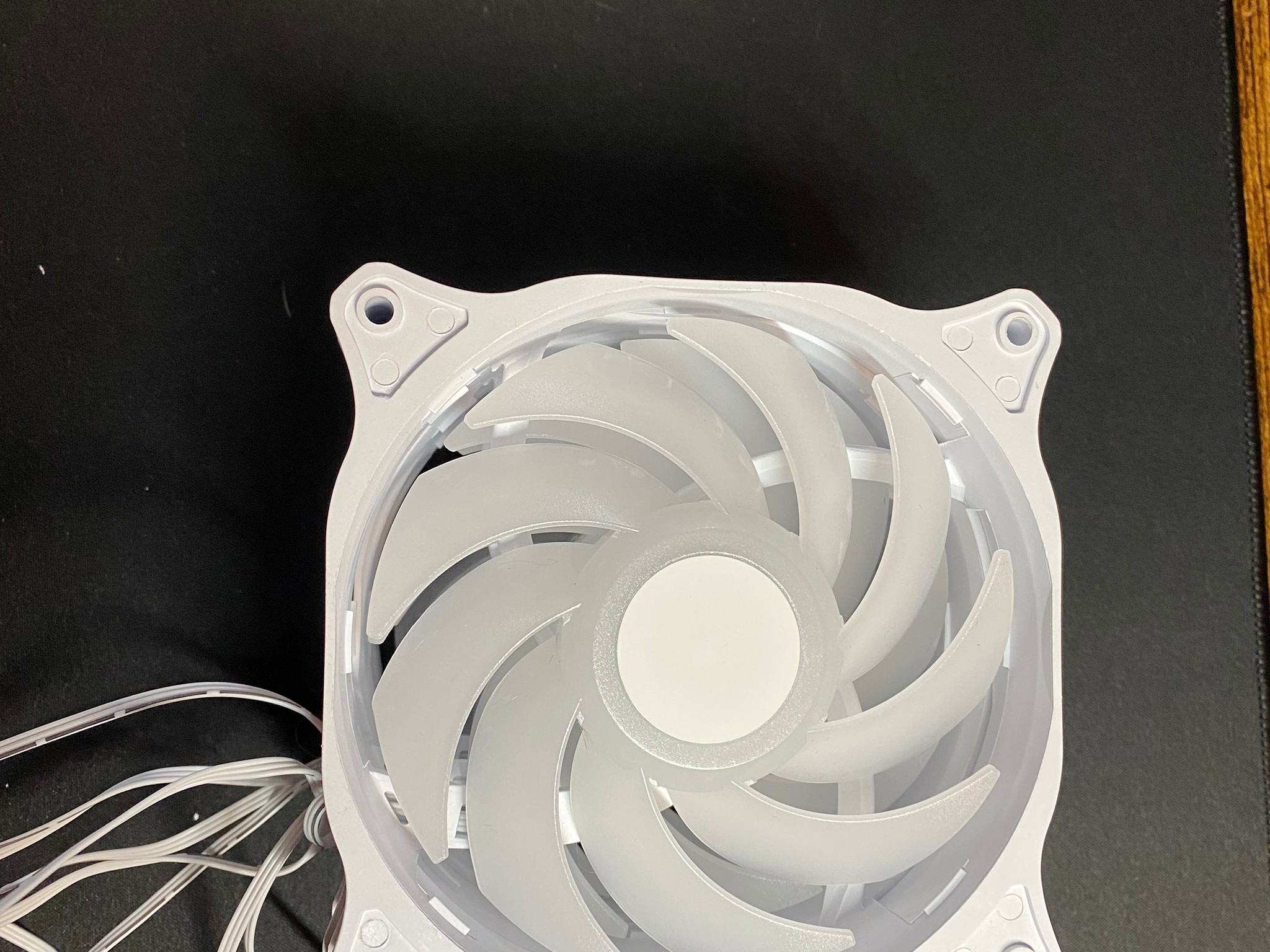Sama White 120mm ARGB Case fans 4x