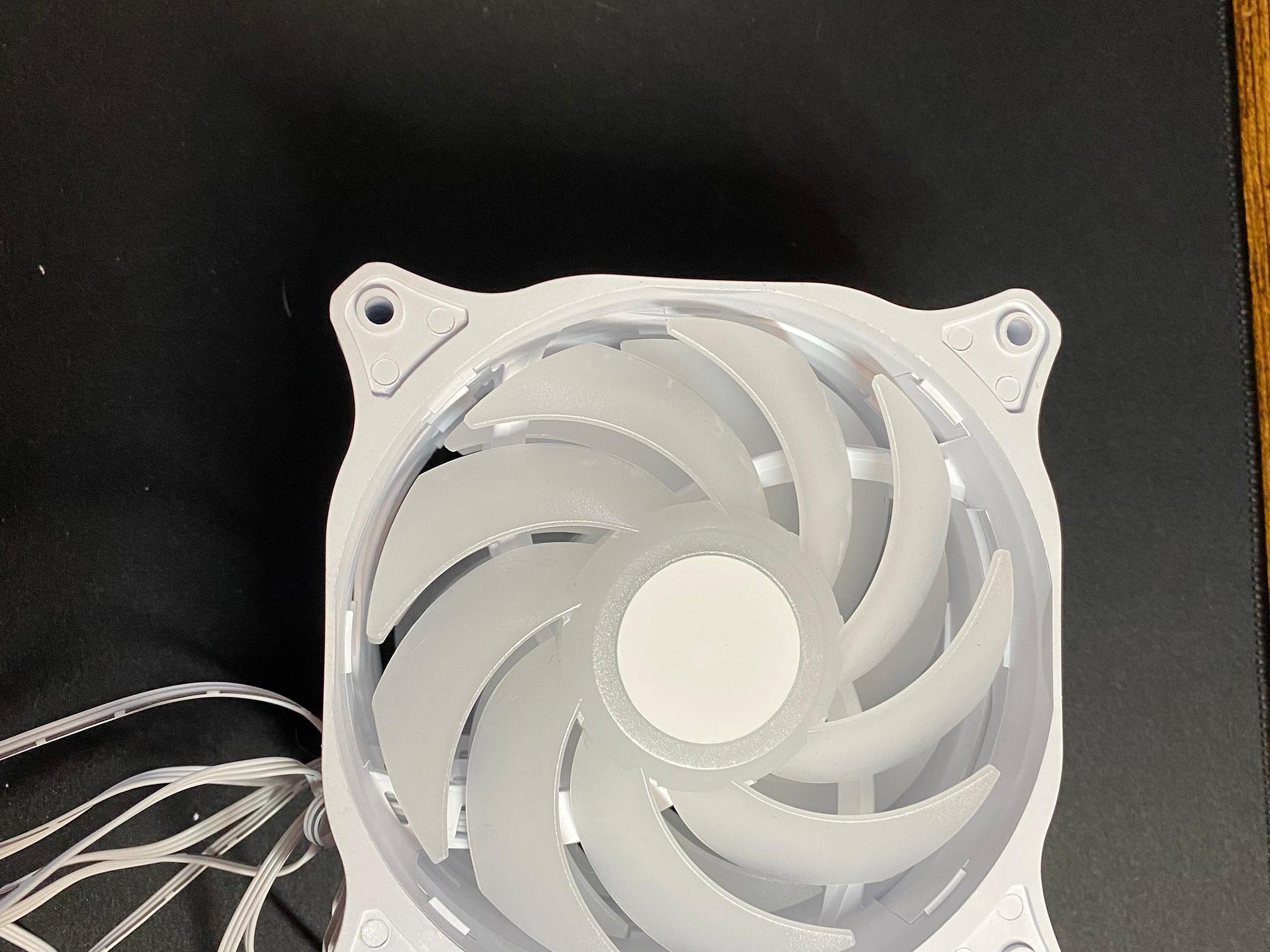 Sama White 120mm ARGB Case fans 4x