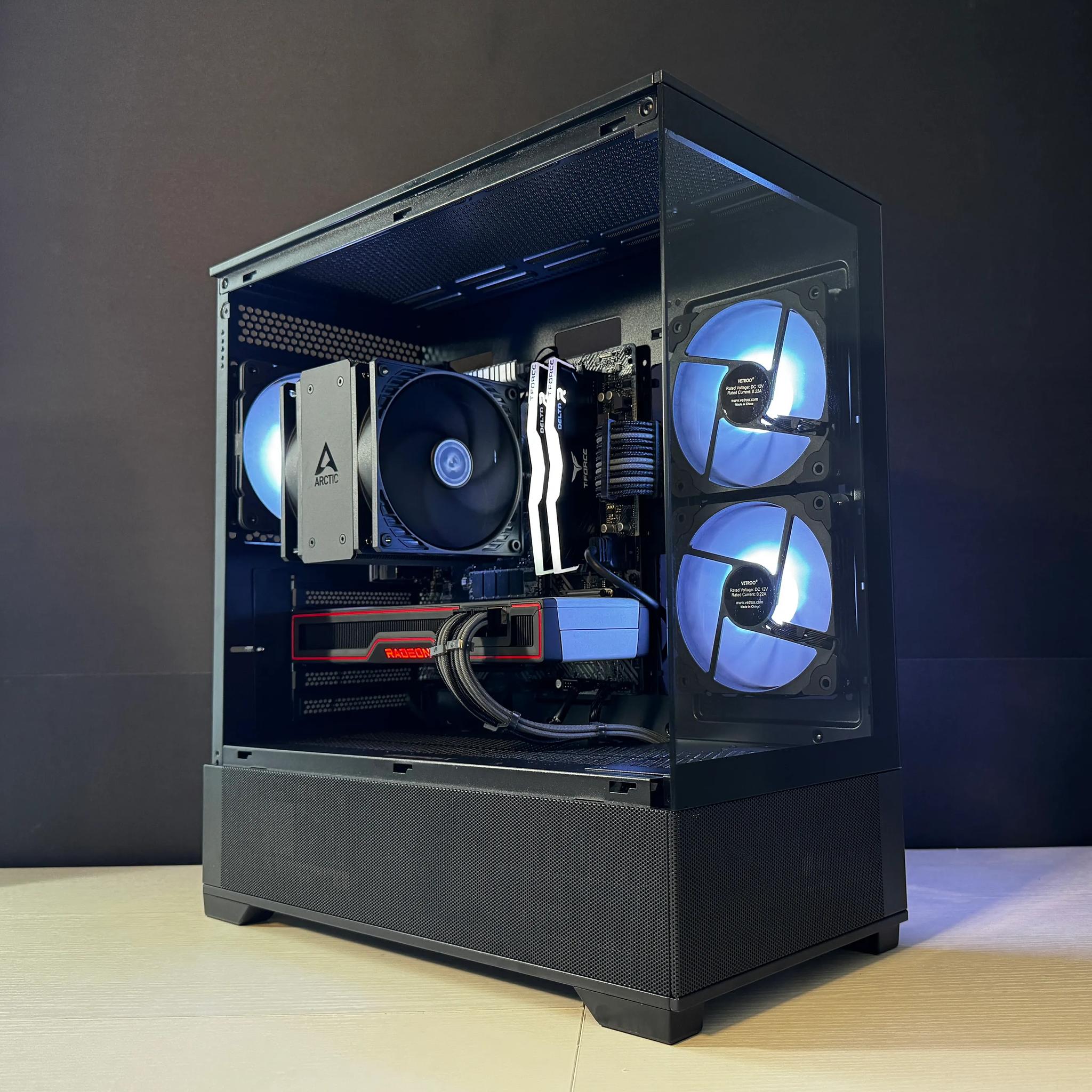 🔴VADER⚫️ Gaming PC | AMD Ryzen 5 5600 | 16GB DDR4 | 6700 XT | 1TB m.2 SSD | Win11 PRO | Wi-Fi