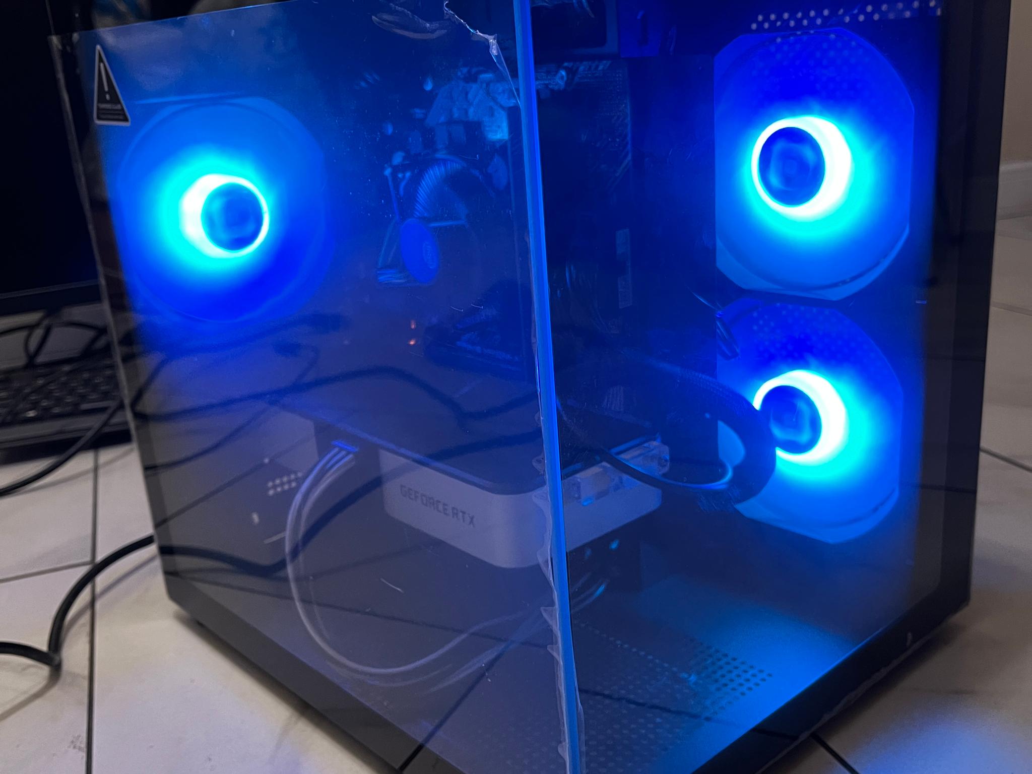 🟠🔥NVIDIA RTX 3060 Ti, Intel i5-10400, 16GB RAM, 1TB SSD, High Performance RGB Gaming PC w/ Remote