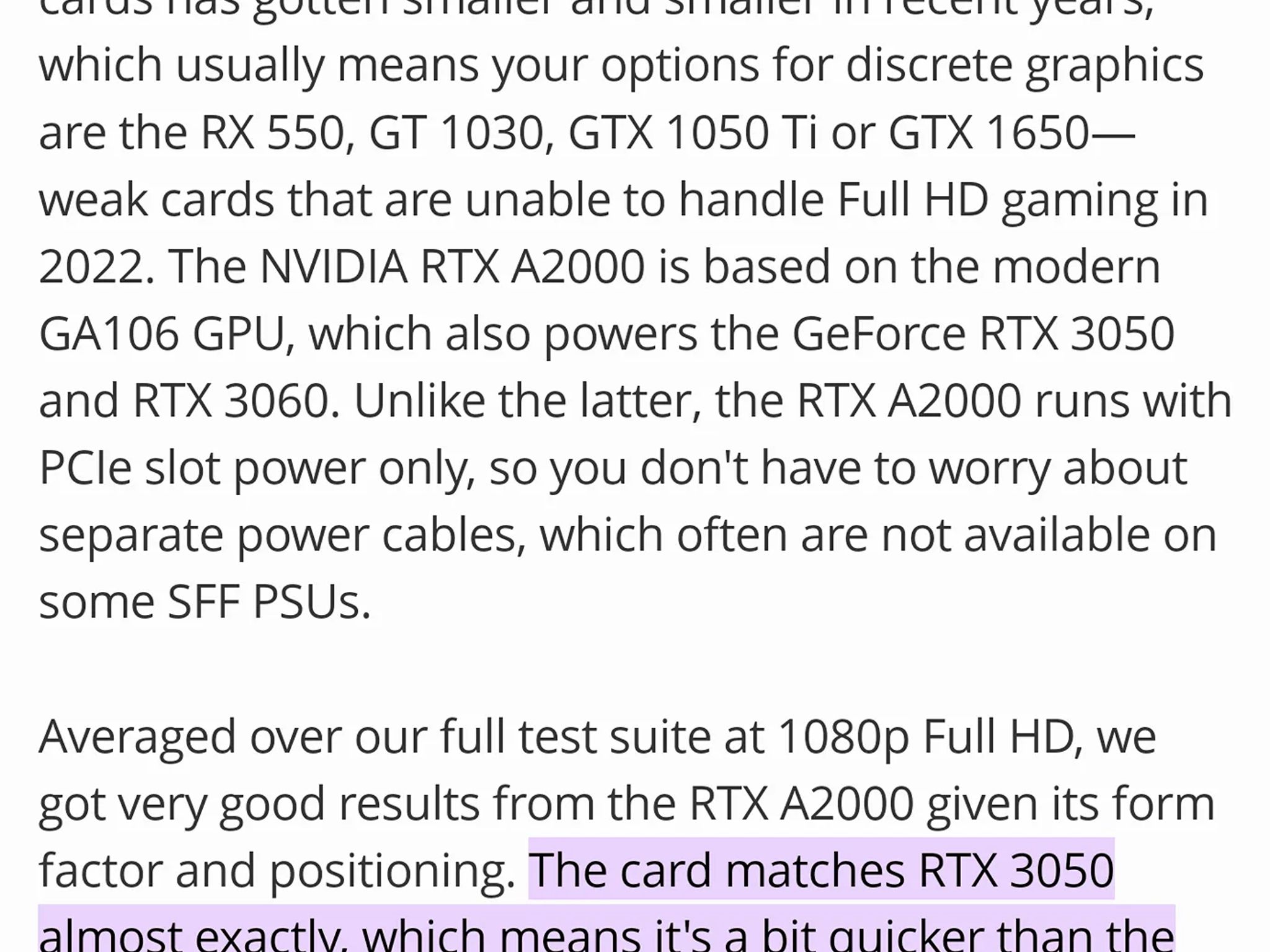 Rtx A2000 6GB
