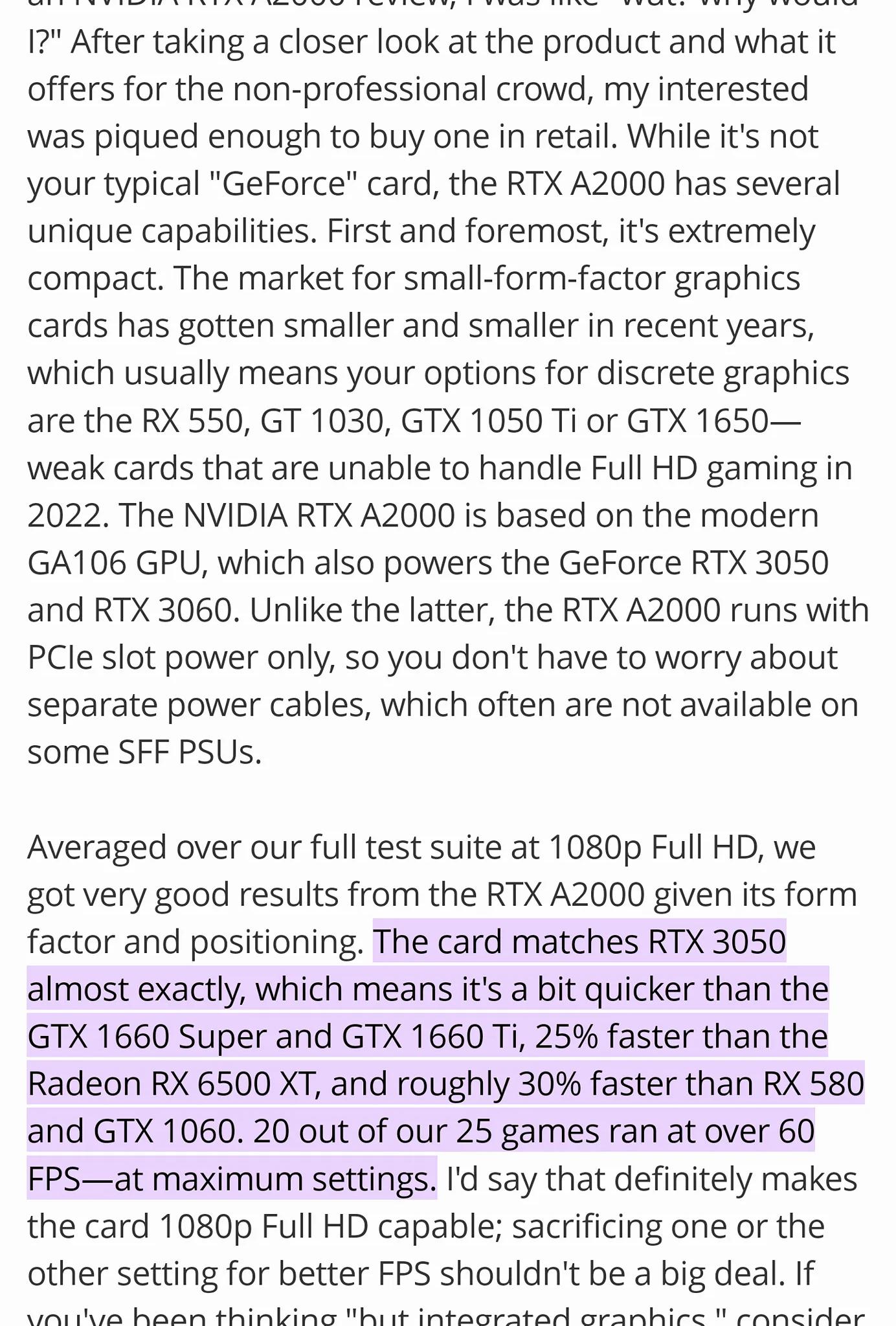 Rtx A2000 6GB