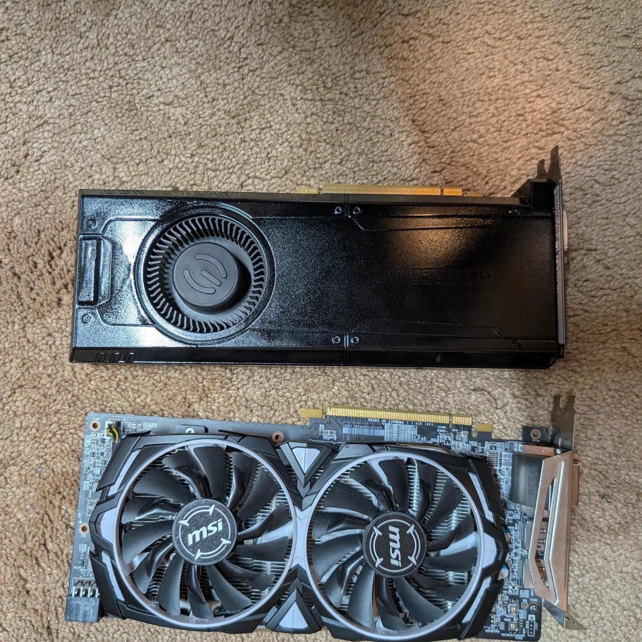 Gtx 1070 and RX 580