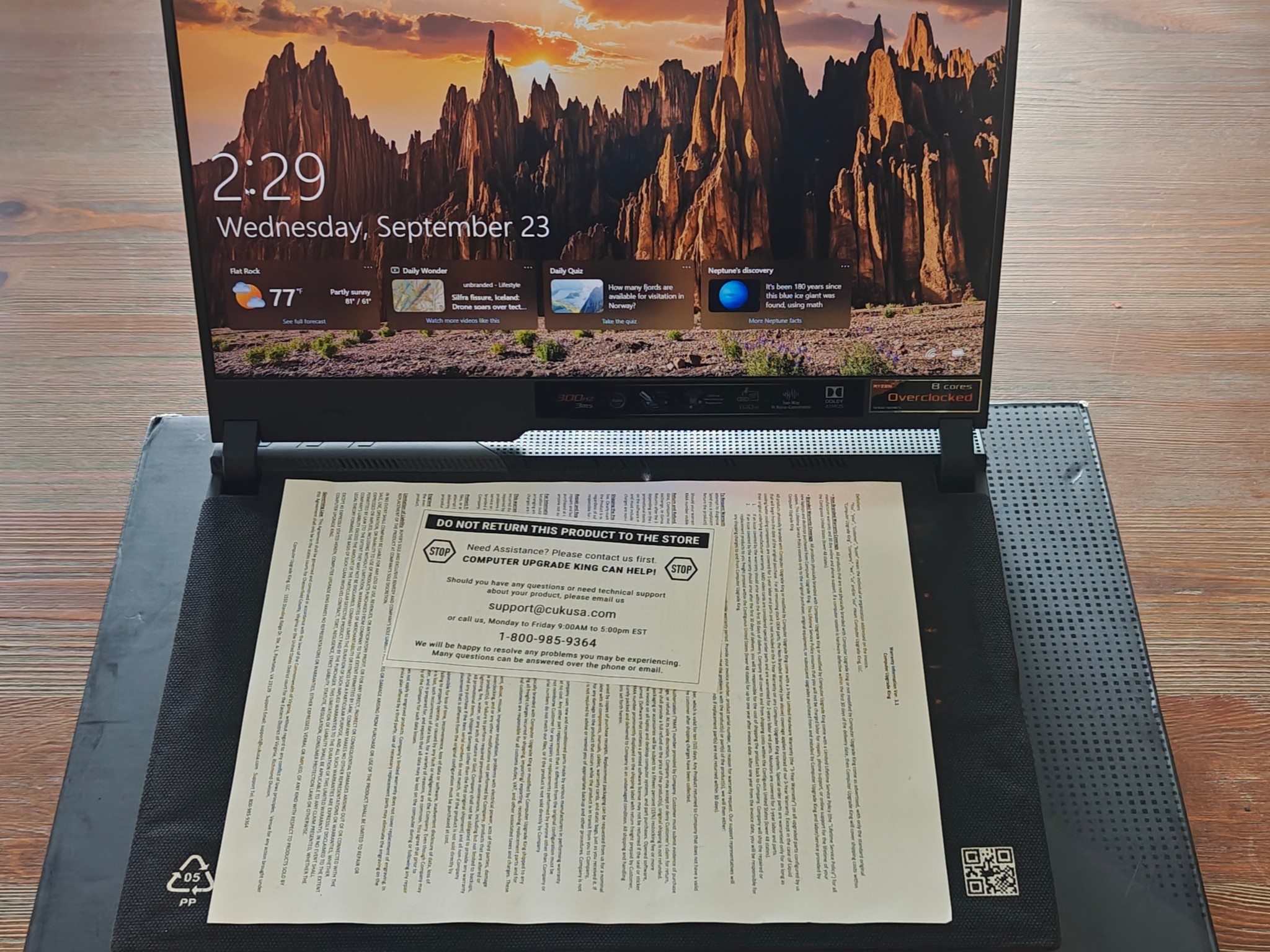 ASUS ROG STRIX Gaming Laptop 3080 2tb SSD 64gb Mem