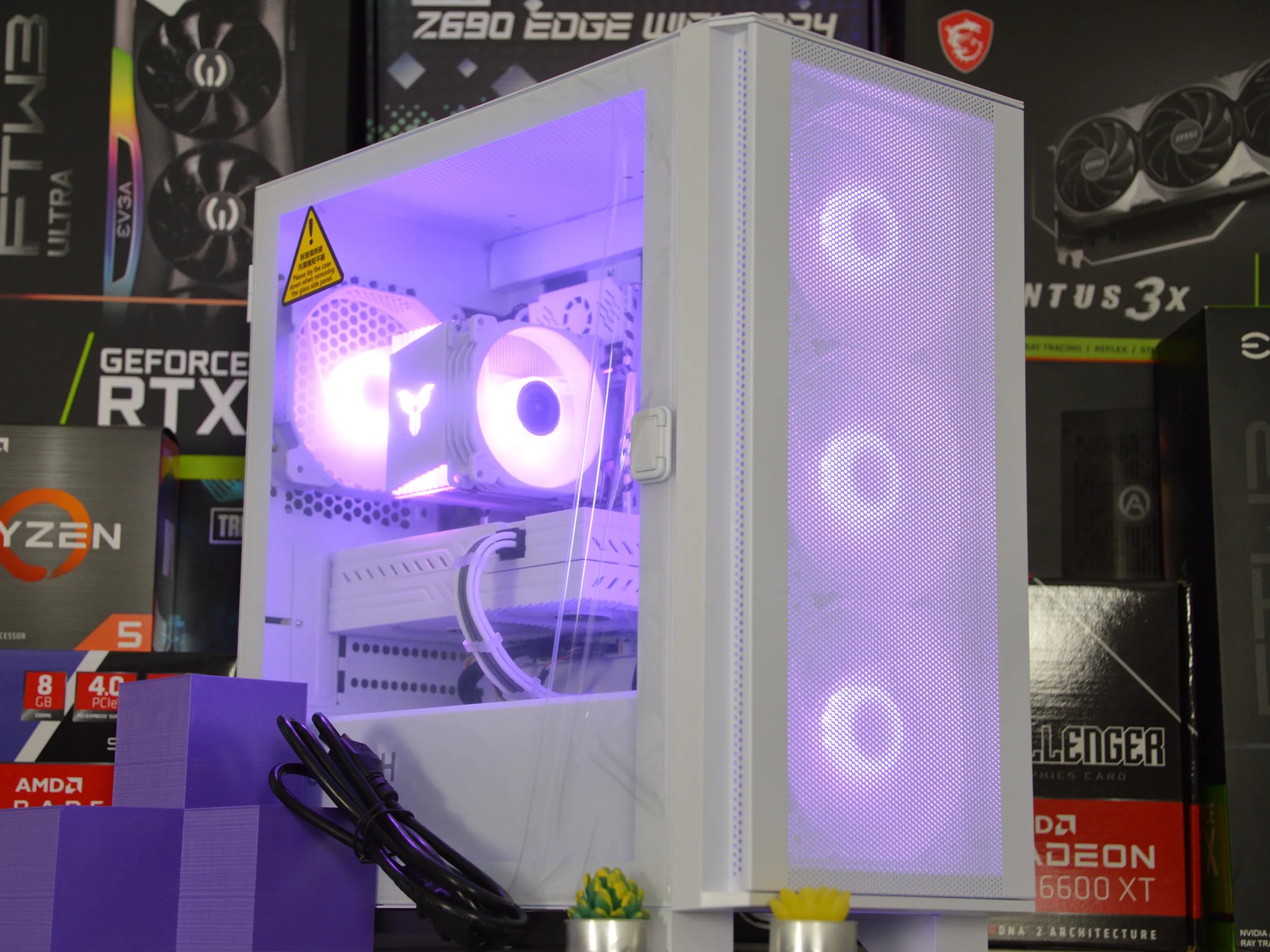 ❄️🌨| RX 580 8GB | INTEL XEON E5 2670 V3 | 16GB RAM | 1TB SSD | Crystal Snow |