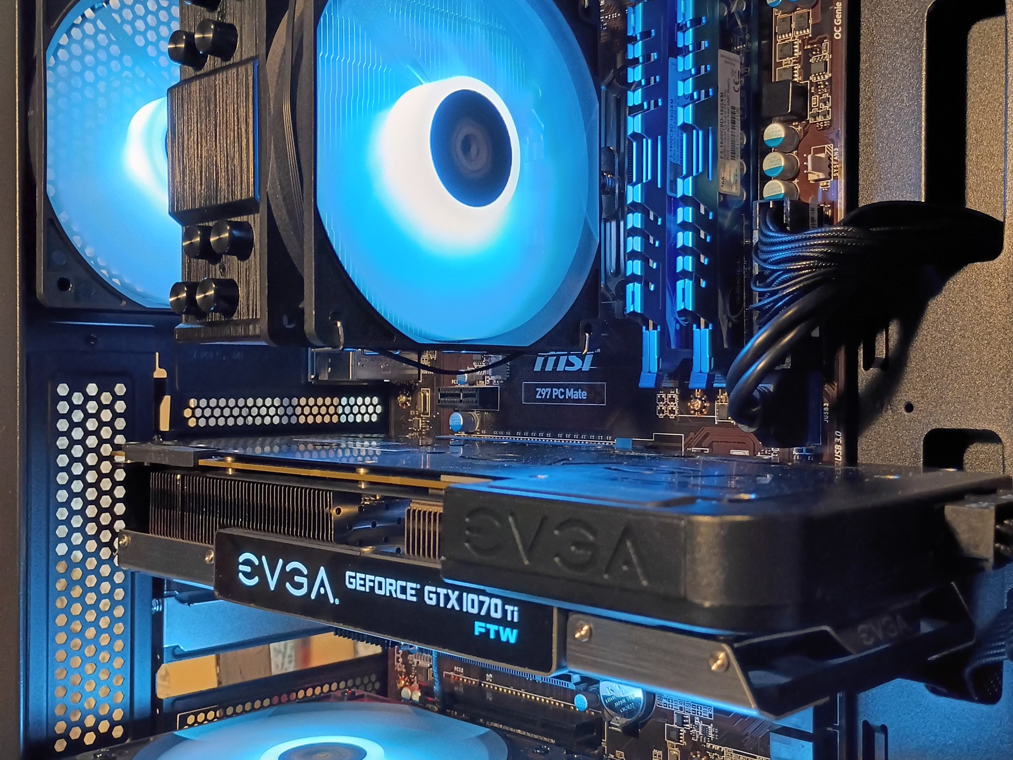 ⚡️ Nvidia 1080p Intel 4.0GHz Gaming PC – EVGA GTX 1070 Ti | G.SKILL 16GB RAM | ARGB | FAST BOOT ⚡️