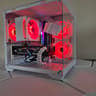 ❄️ Frost Neon Flow – RTX 2060 12GB Gaming PC 🤍