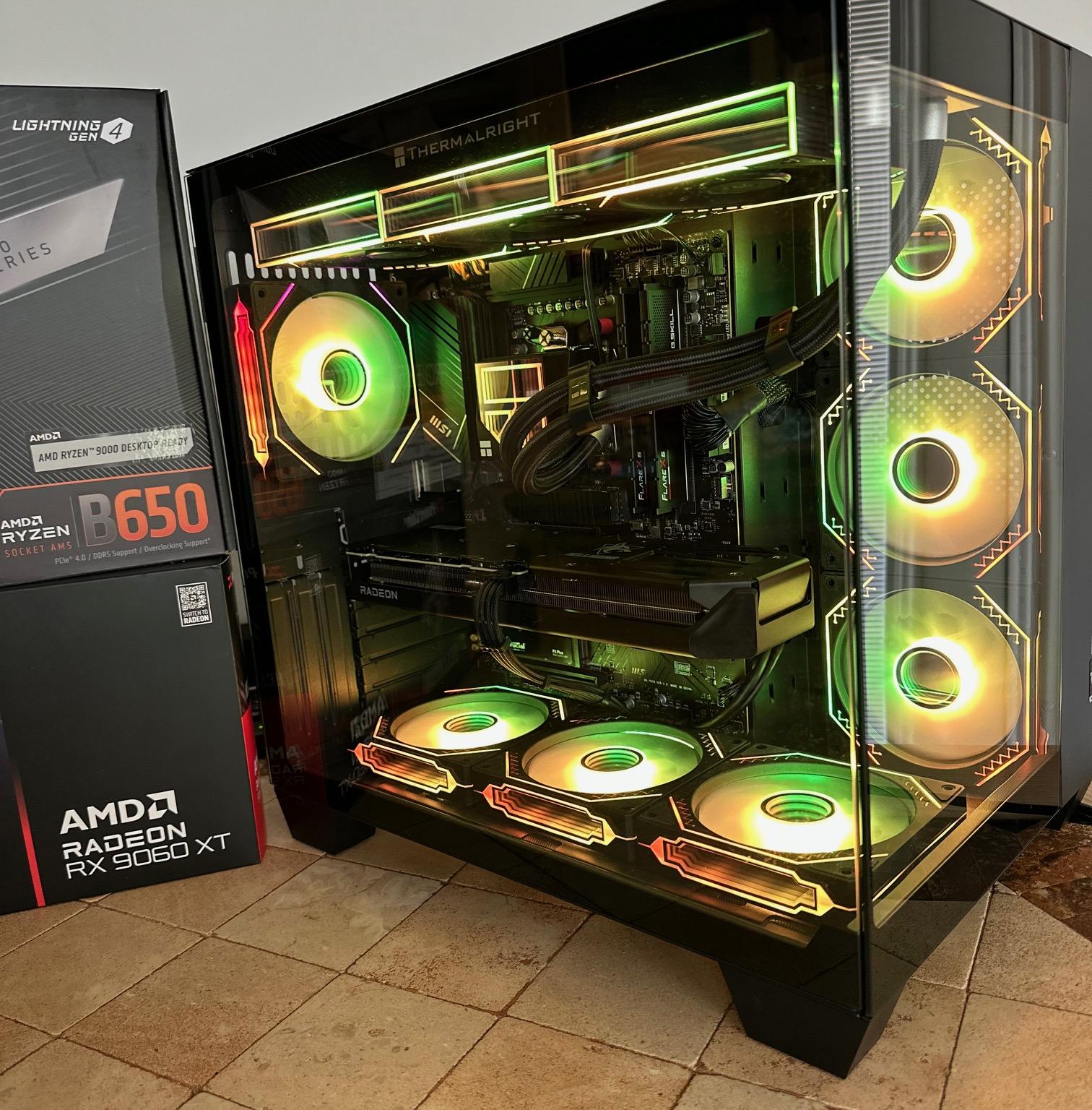 Ryzen 5 7600X / RX 9060XT 16GB, 500GB & 1TB M.2 SSD, Mid-Tower