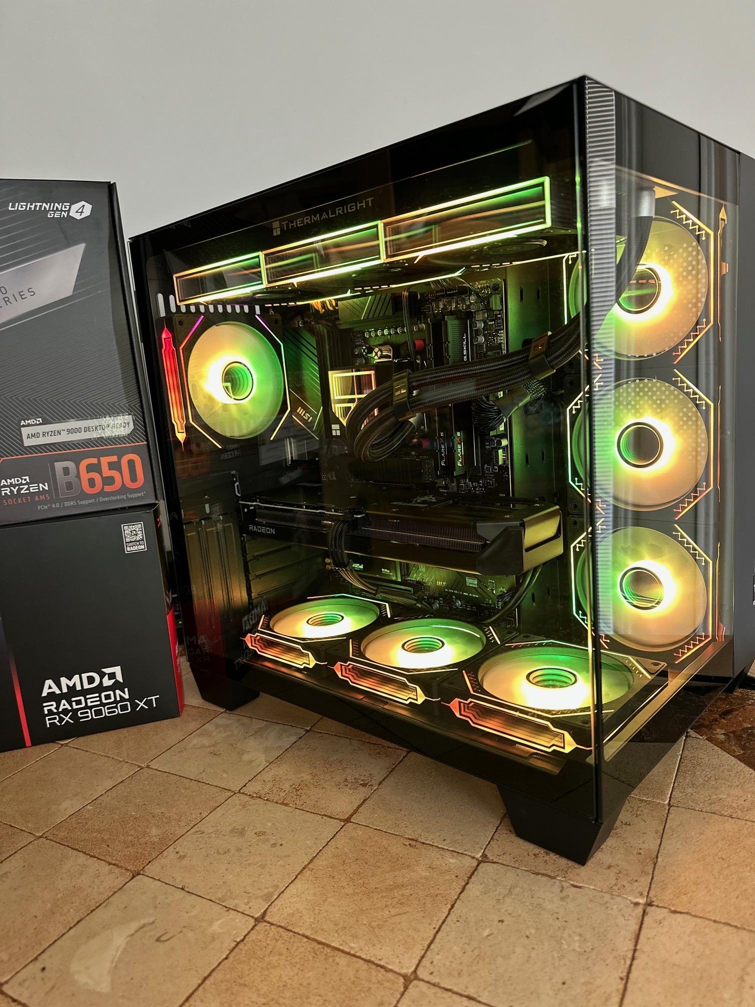 Ryzen 5 7600X / RX 9060XT 16GB, 500GB & 1TB M.2 SSD, Mid-Tower Gaming PC