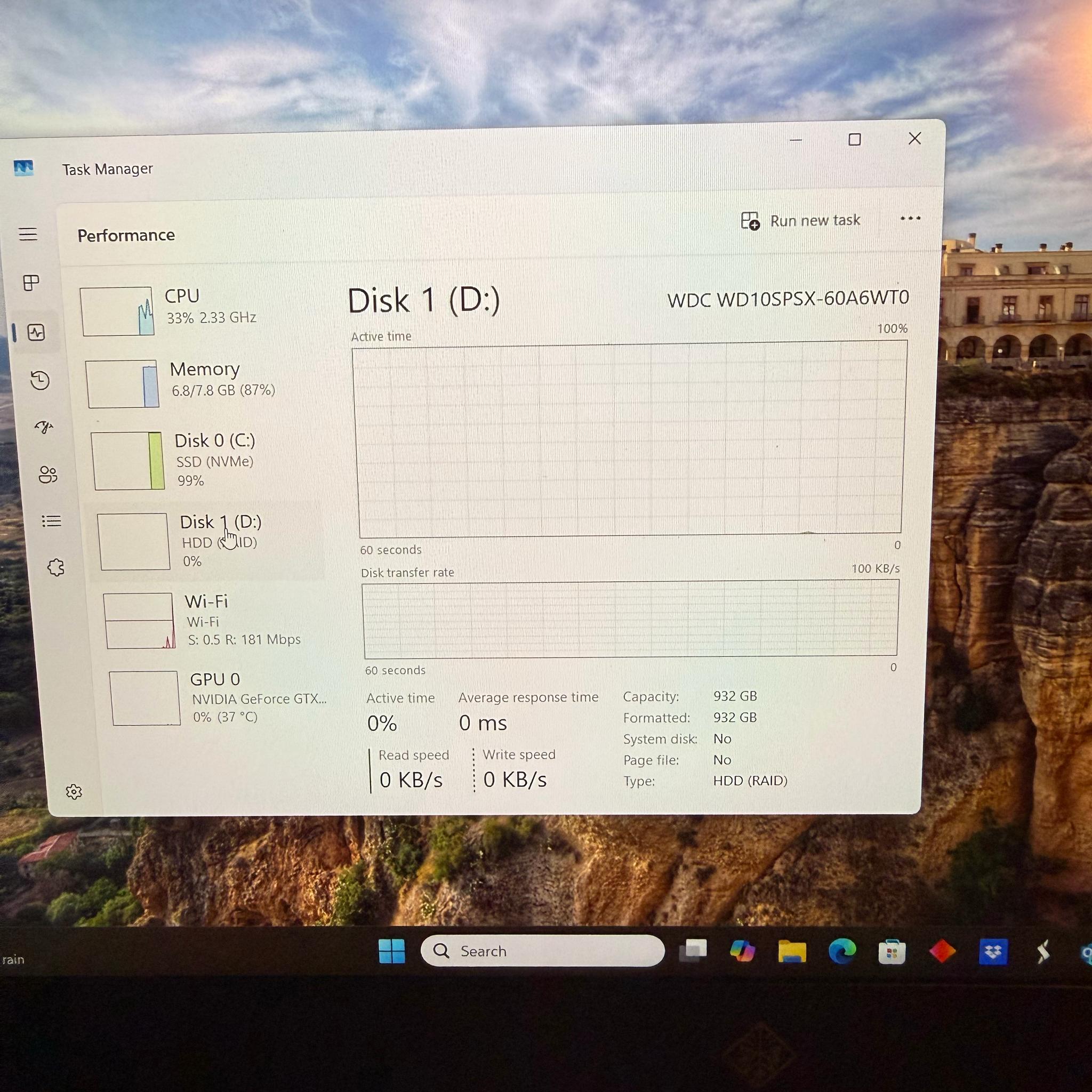 HP OMEN 15-dh1070wm Gaming Laptop i7-10750H GTX 1660 Ti 8GB 1.14TB 15" Win 11
