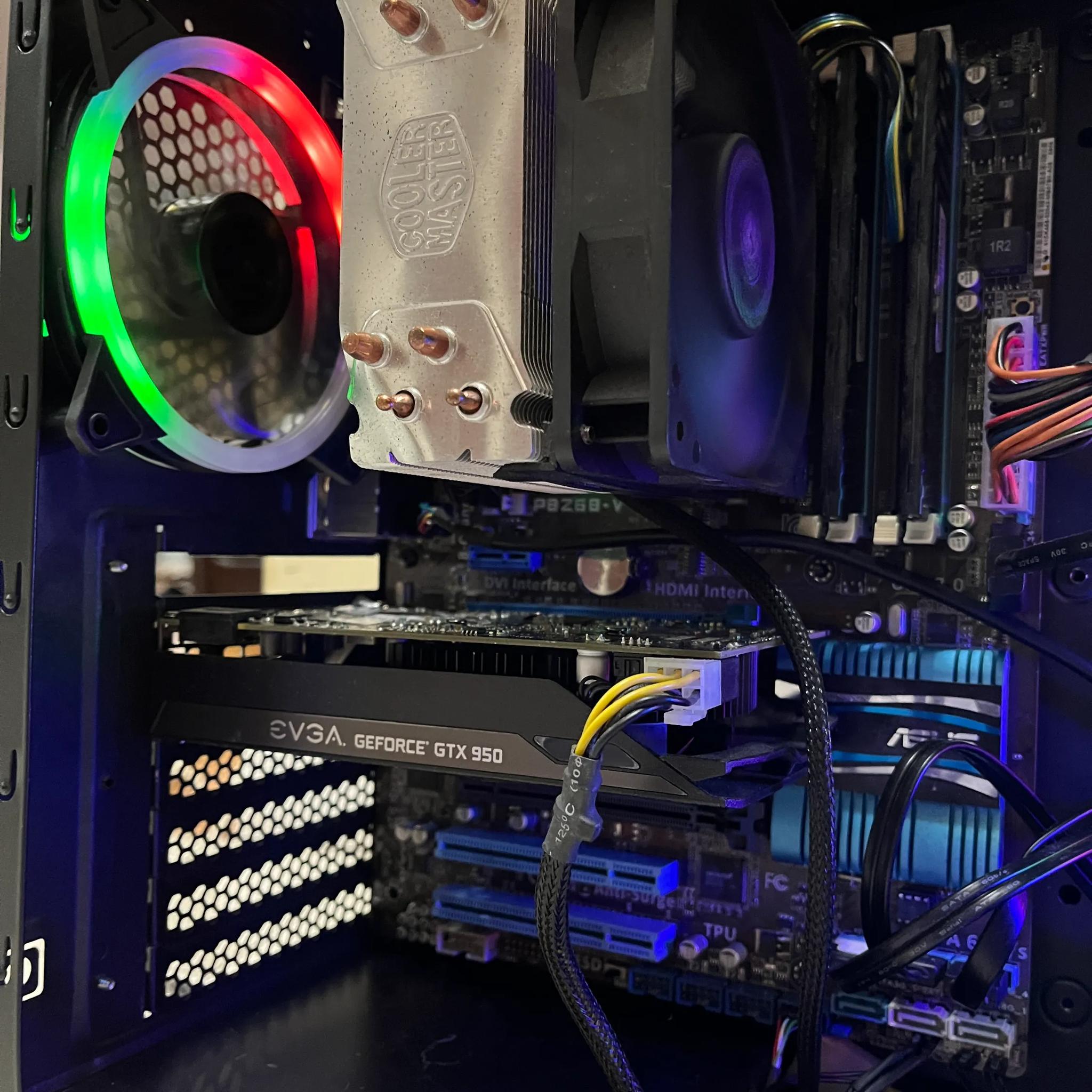 🖥️🔥 Super Budget Gaming PC – GTX 950, Intel Core i5, 12GB RAM, 128GB SSD+1TB HDD, (Case Defects)