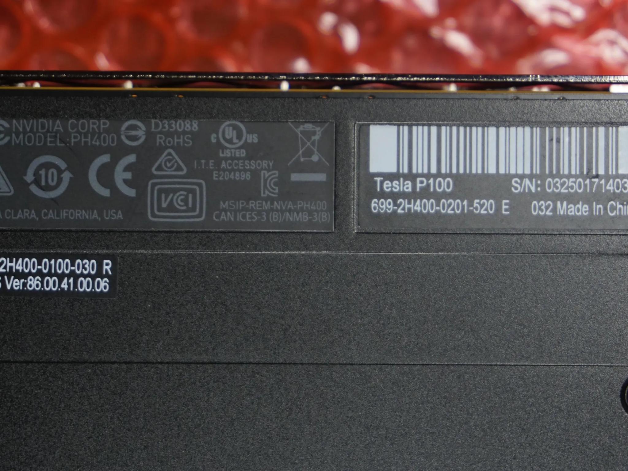 NVIDIA Tesla P100 16GB HBM2