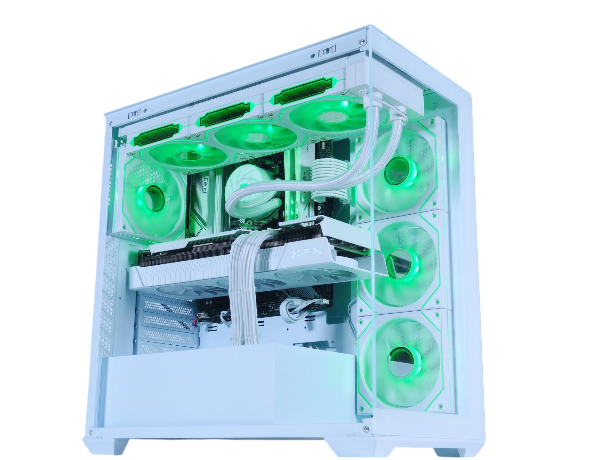 ☆Polaris❄️Liquid Cooled Gaming PC❄️AMD RX 7800 XT 16GB❄️AMD Ryzen 7 8700F❄️32GB DDR5❄️1TB SSD
