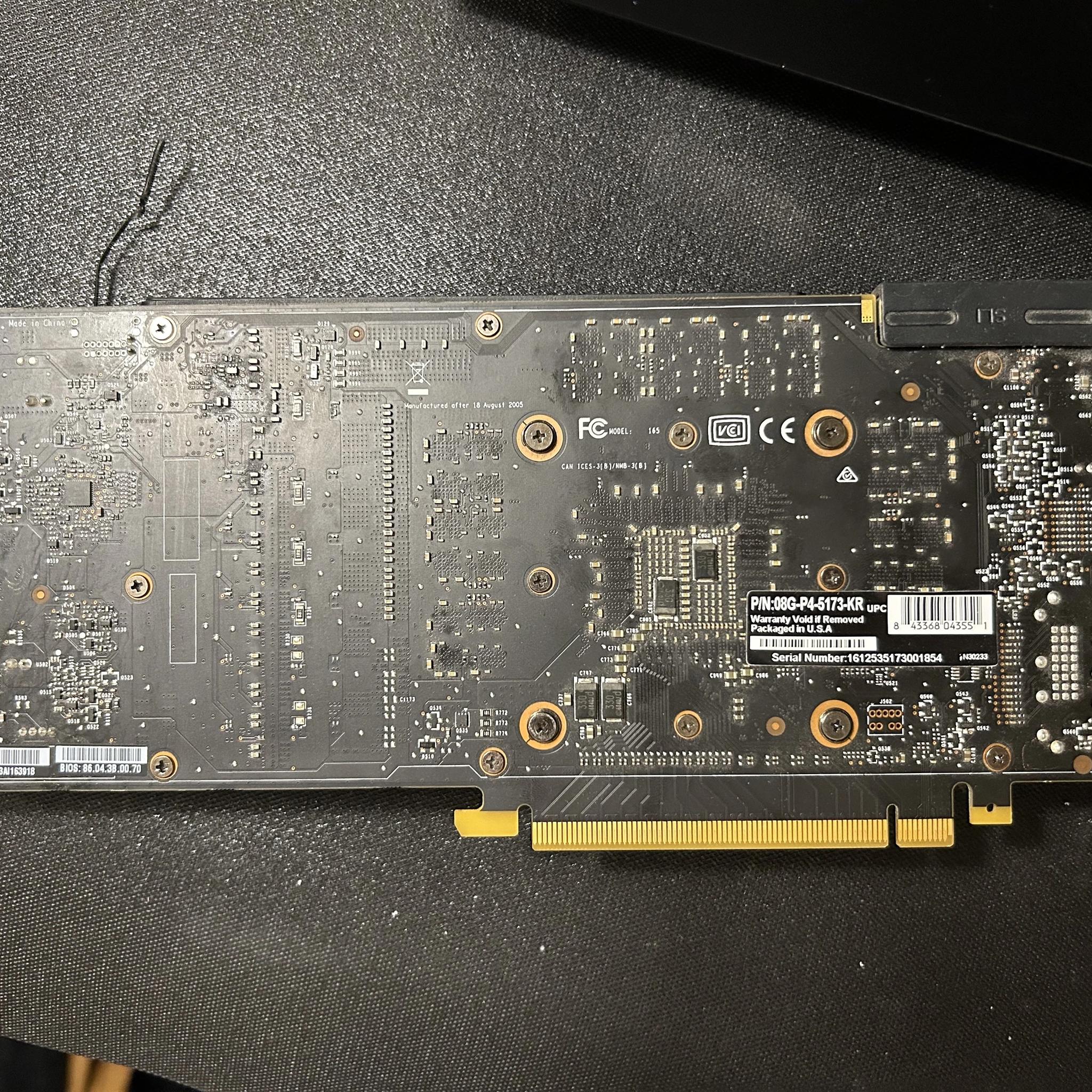 EVGA GeForce GTX 1070 SC 8GB GDDR5