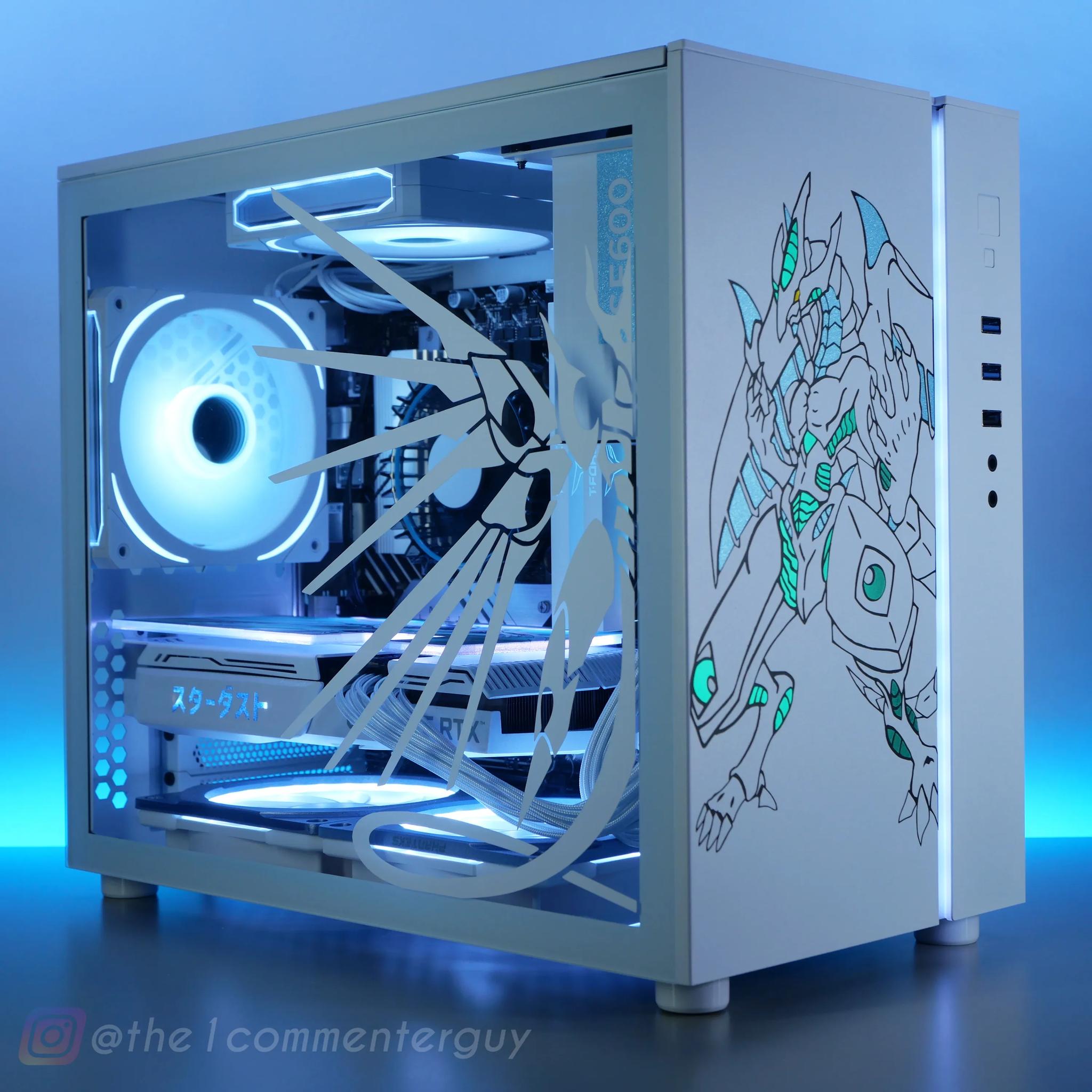Stardust🐉| RTX 3060, i3 12100f, 1tb nvme Yu-Gi-Oh theme pc build