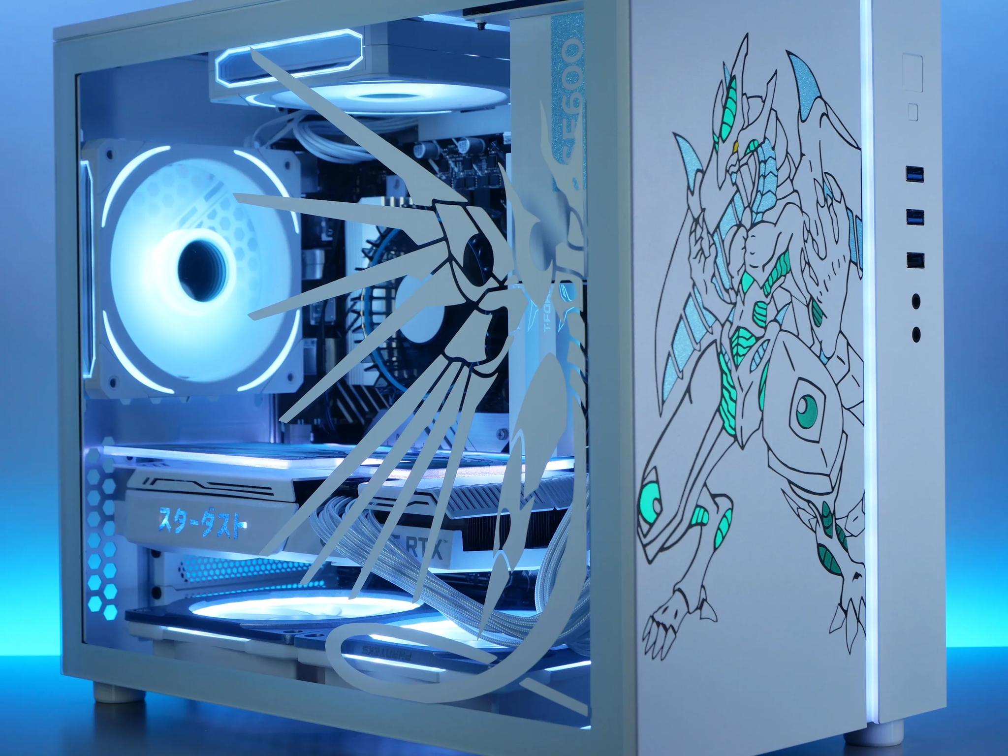Stardust🐉| RTX 3060, i3 12100f, 1tb nvme Yu-Gi-Oh theme pc build