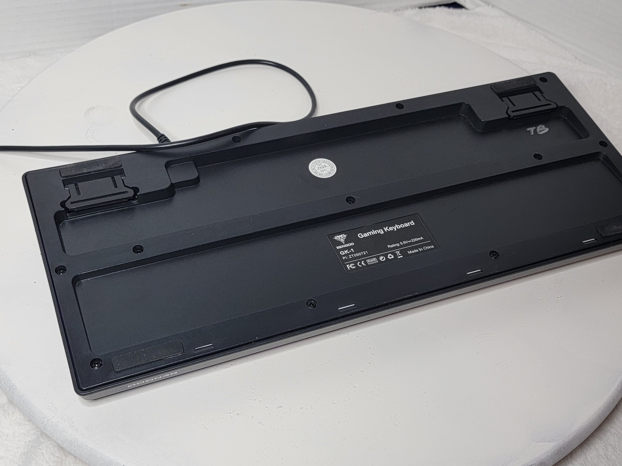 BENGOO GK-1 RGB Gaming Keyboard | Full Size | Volume Knob | Tested & Working
