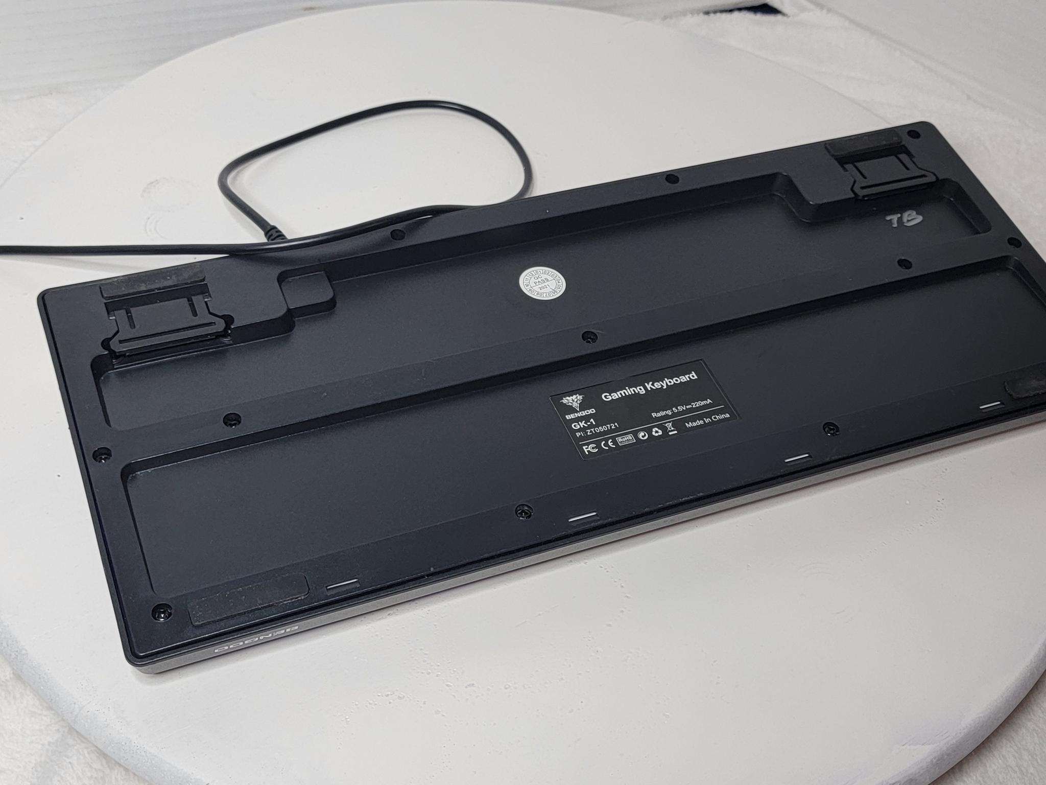 BENGOO GK-1 RGB Gaming Keyboard | Full Size | Volume Knob | Tested & Working