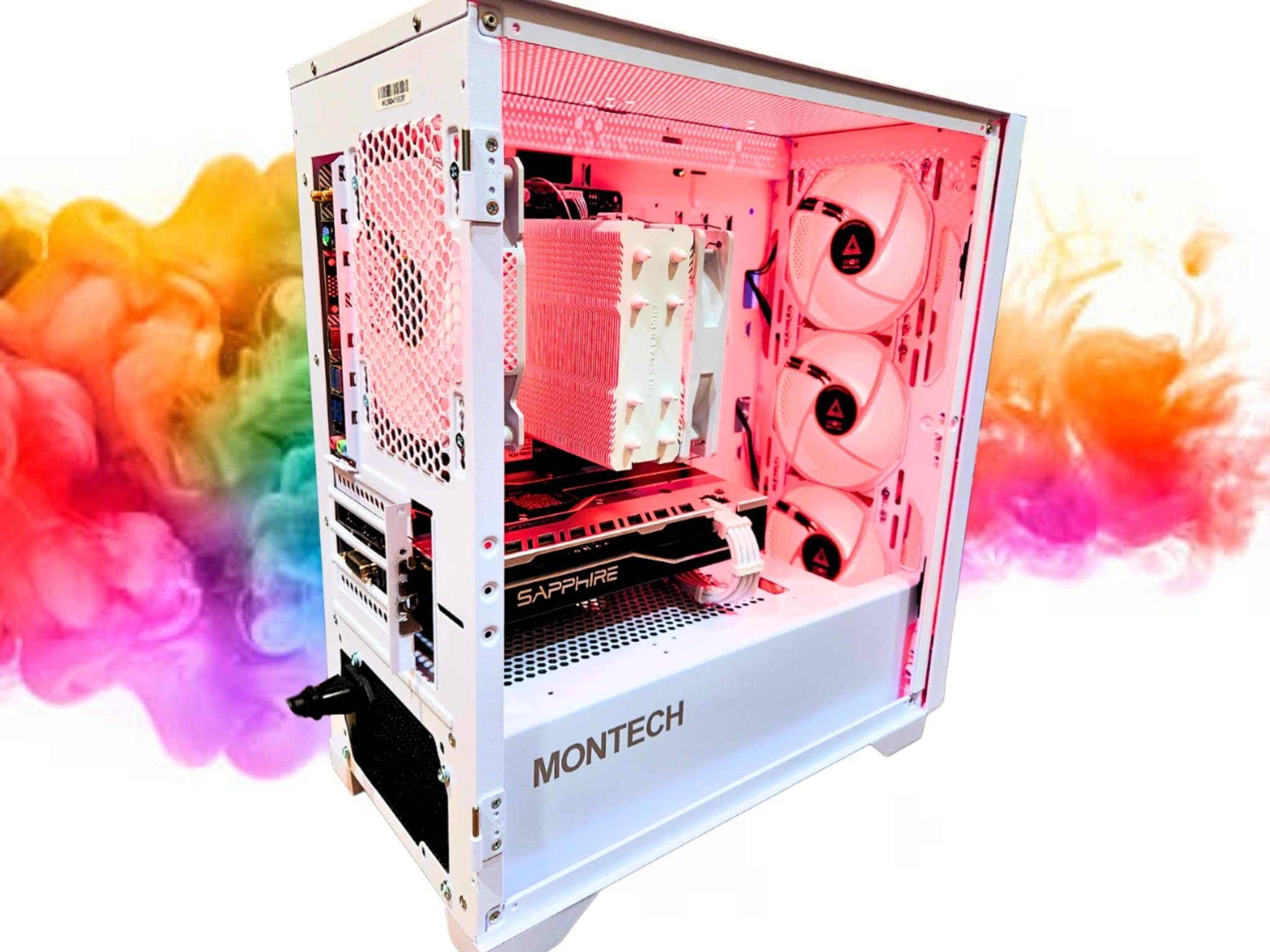 SALE: RX 580 8GB + Ryzen 5 + 512GB SSD + 16GBs RAM + 5 RGB Fans ( White RGB Gaming PC )