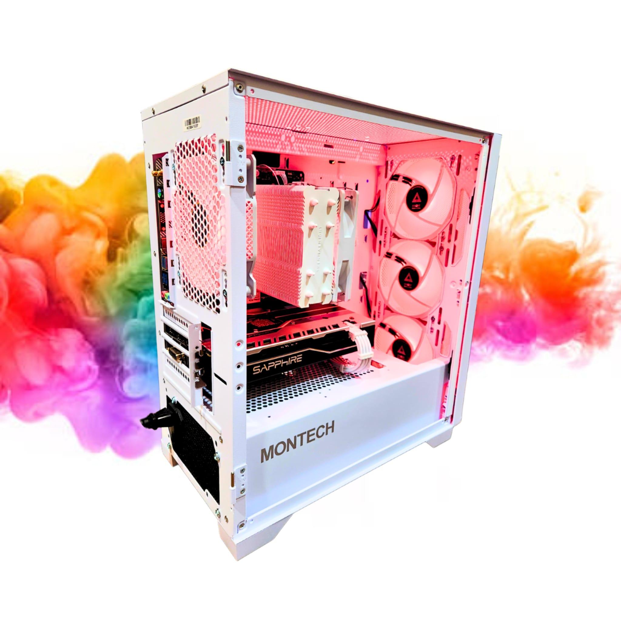 SALE: RX 580 8GB + Ryzen 5 + 512GB SSD + 16GBs RAM + 5 RGB Fans ( White RGB Gaming PC )