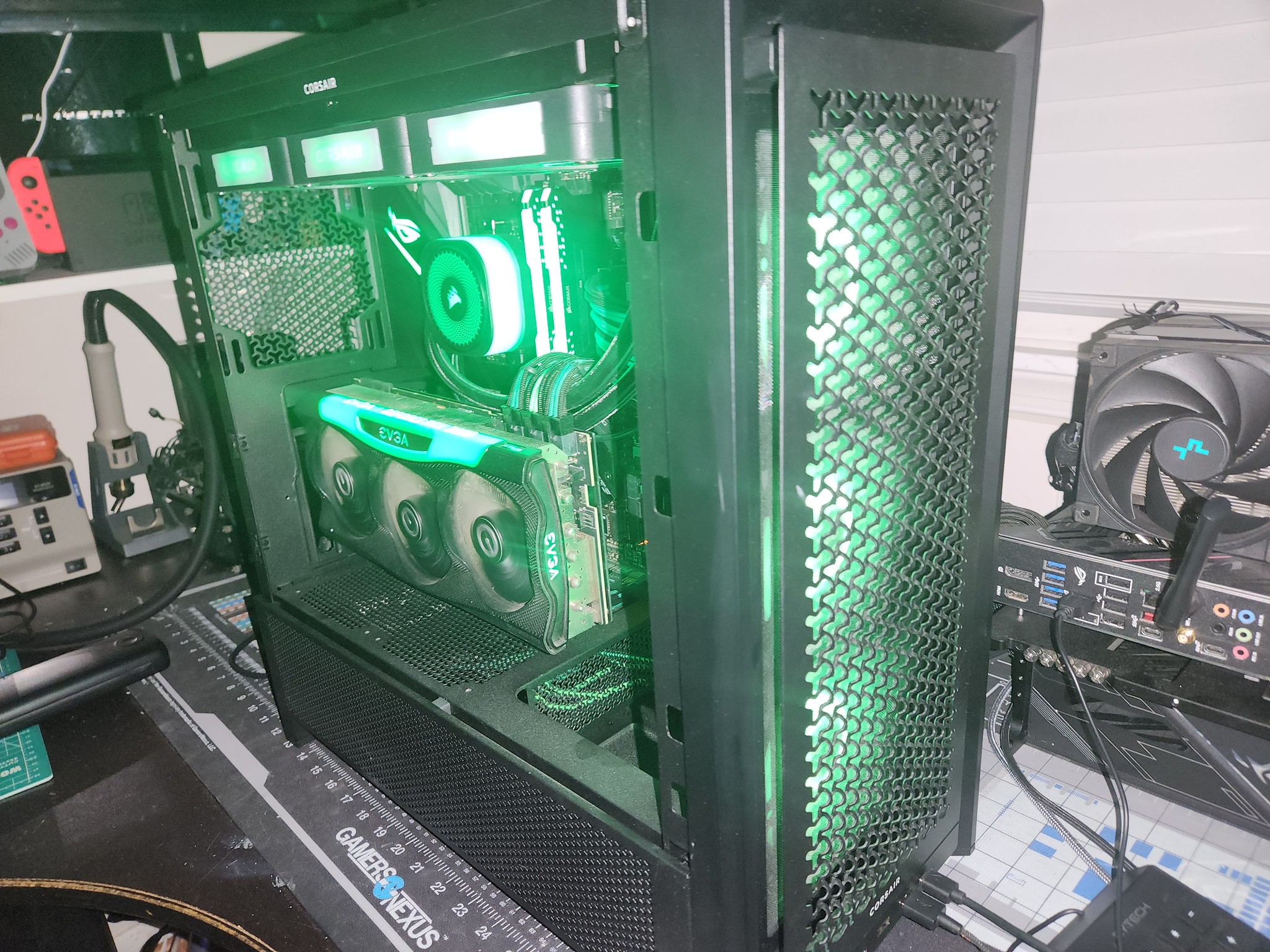 GODZILLA,  THE HIGH END GAMING/STREAMING PC Ryzen 7 5700x3d/ RTX 3090!