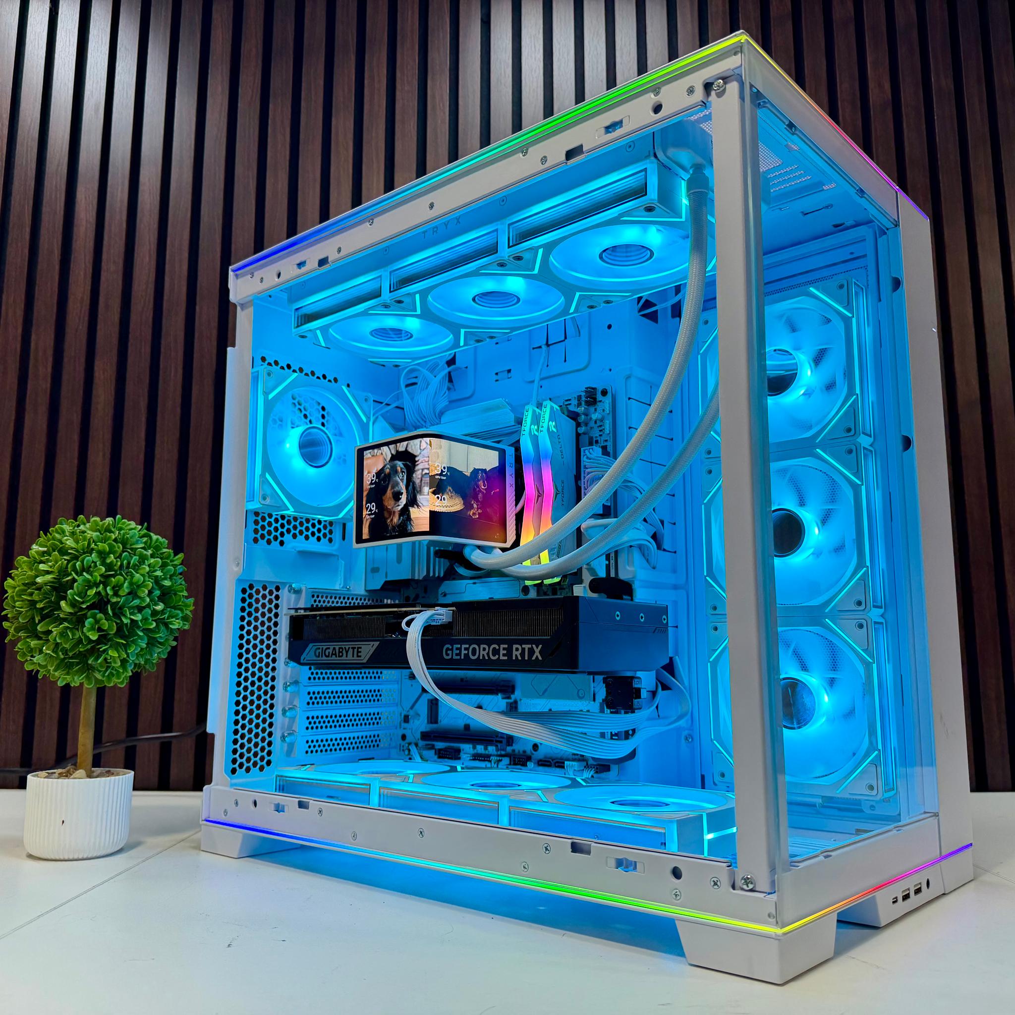 RTX 5070 TI | Ryzen 9800X3D | 64GB DDR5 | 2TB M.2 | 1000 Watt Gold PSU | Tryx LCD AIO