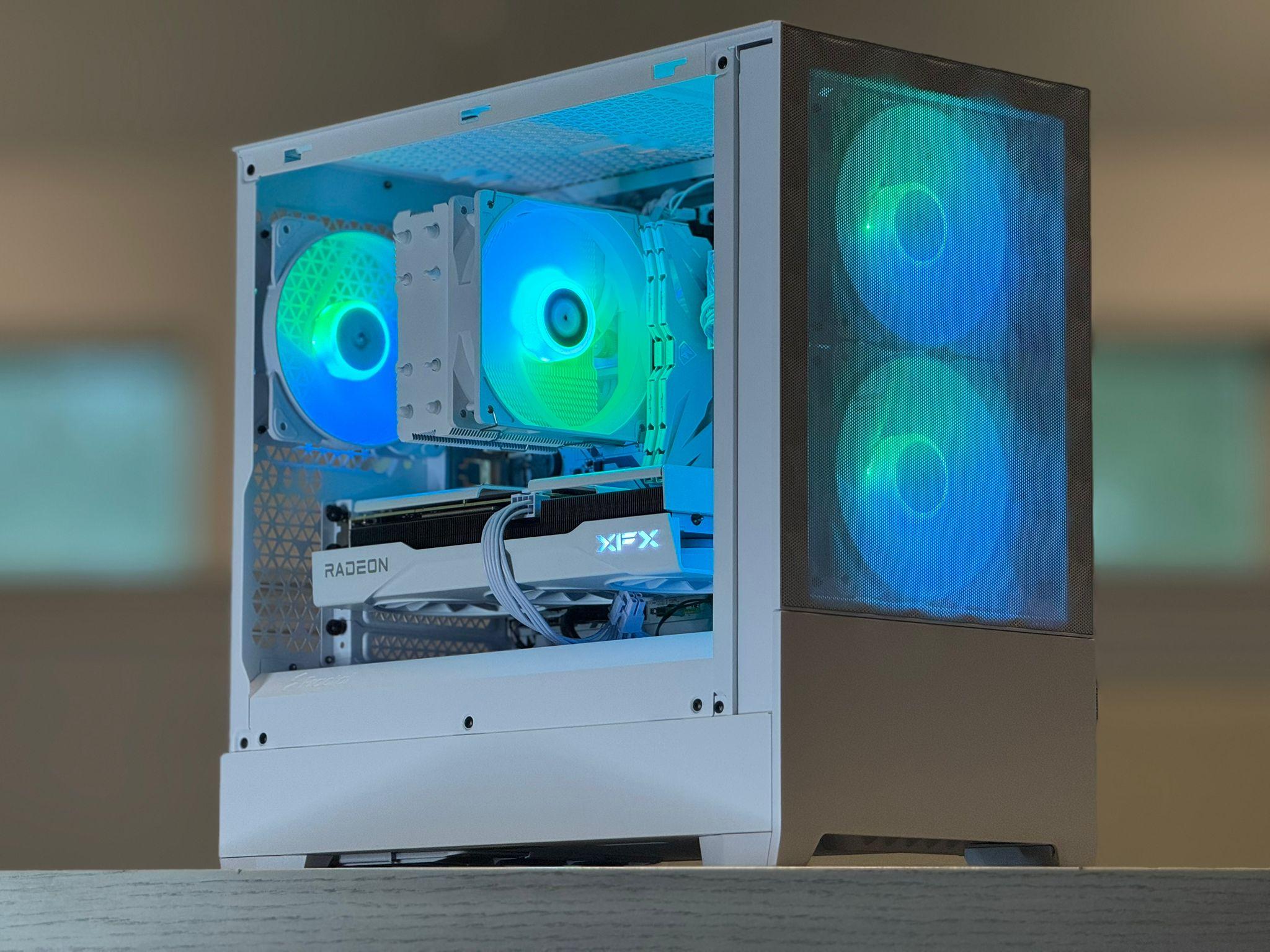 XFX 9060XT 16GB, RYZEN 5 5600G, 32GB DDR4, 1TB NVME, WiFi, Gaming PC