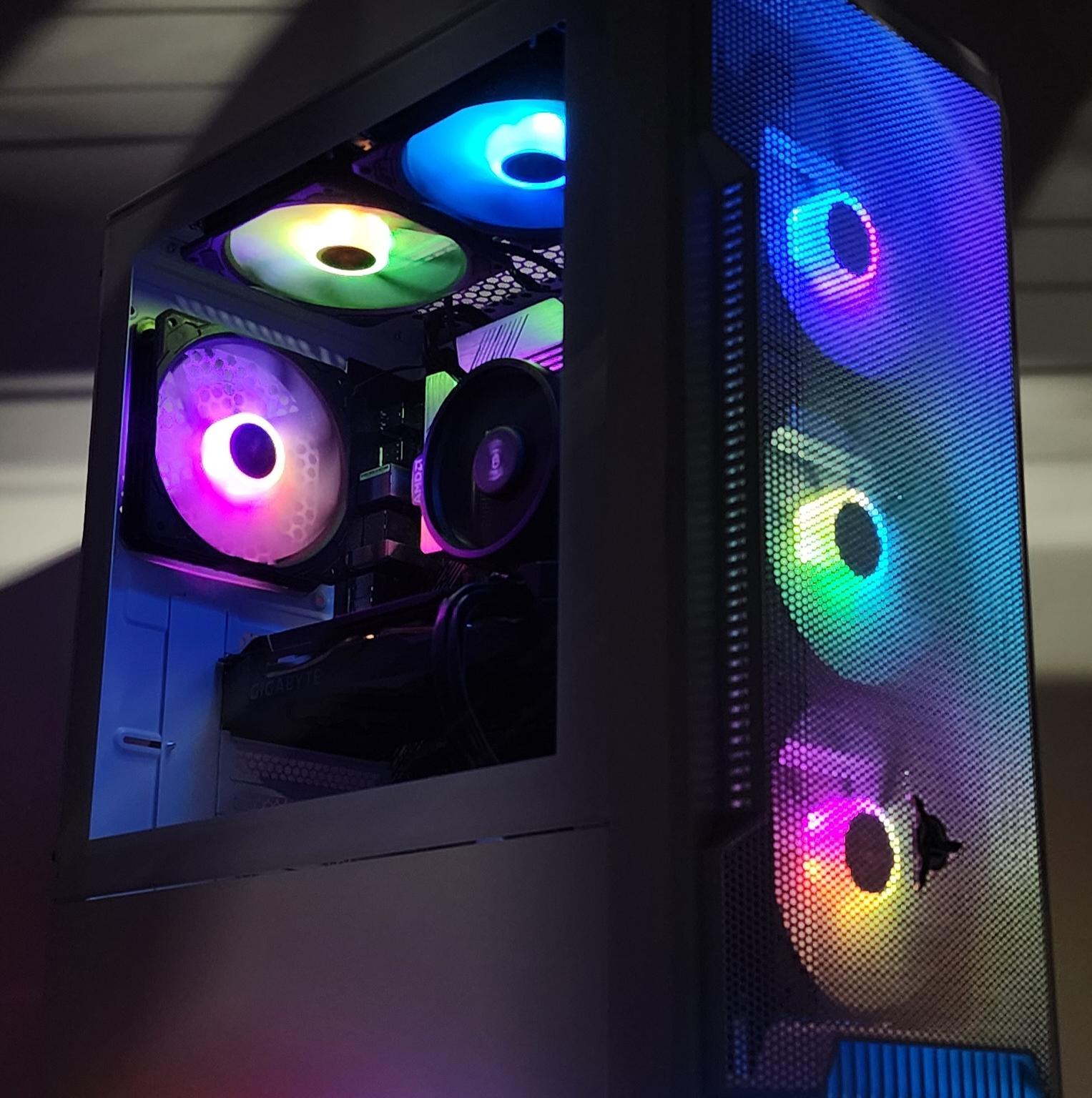 Gaming PC Ryzen 5 5500 16GB RAM 512GB SSD RTX 2060 12GB Windows 11 Computer