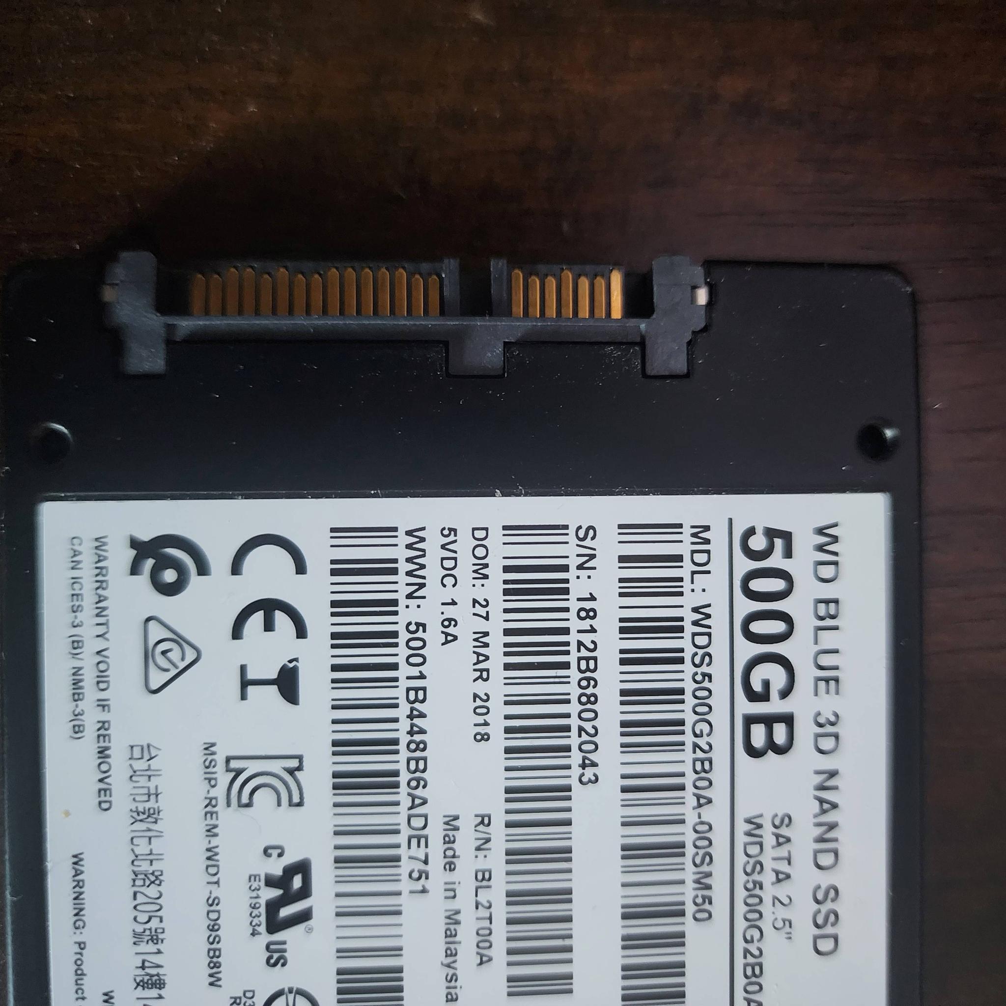 Western Digital WD Blue 500GB SSD