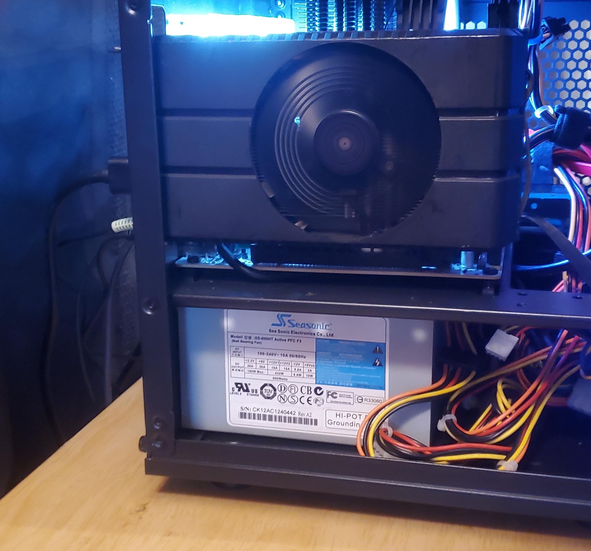 'Little Black Box' |Ryzen 5 1600af|RX 480|16gb|1.2tb Storage|iTX Build|