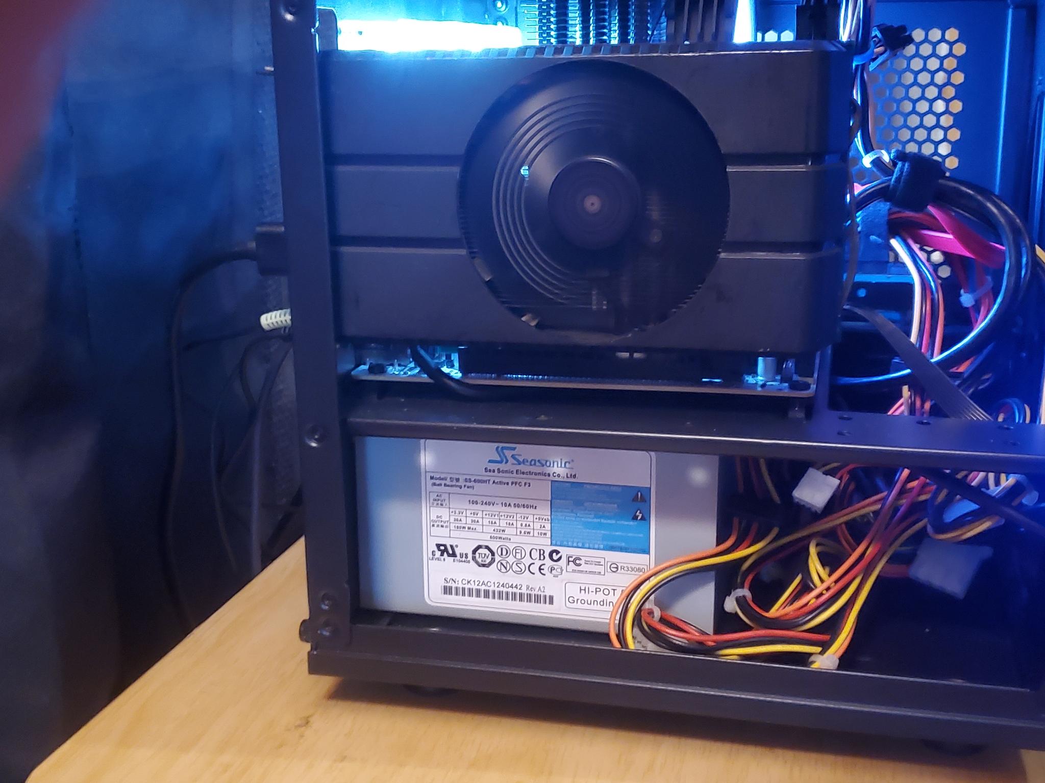 'Little Black Box' |Ryzen 5 1600af|RX 480|16gb|1.2tb Storage|iTX Build|