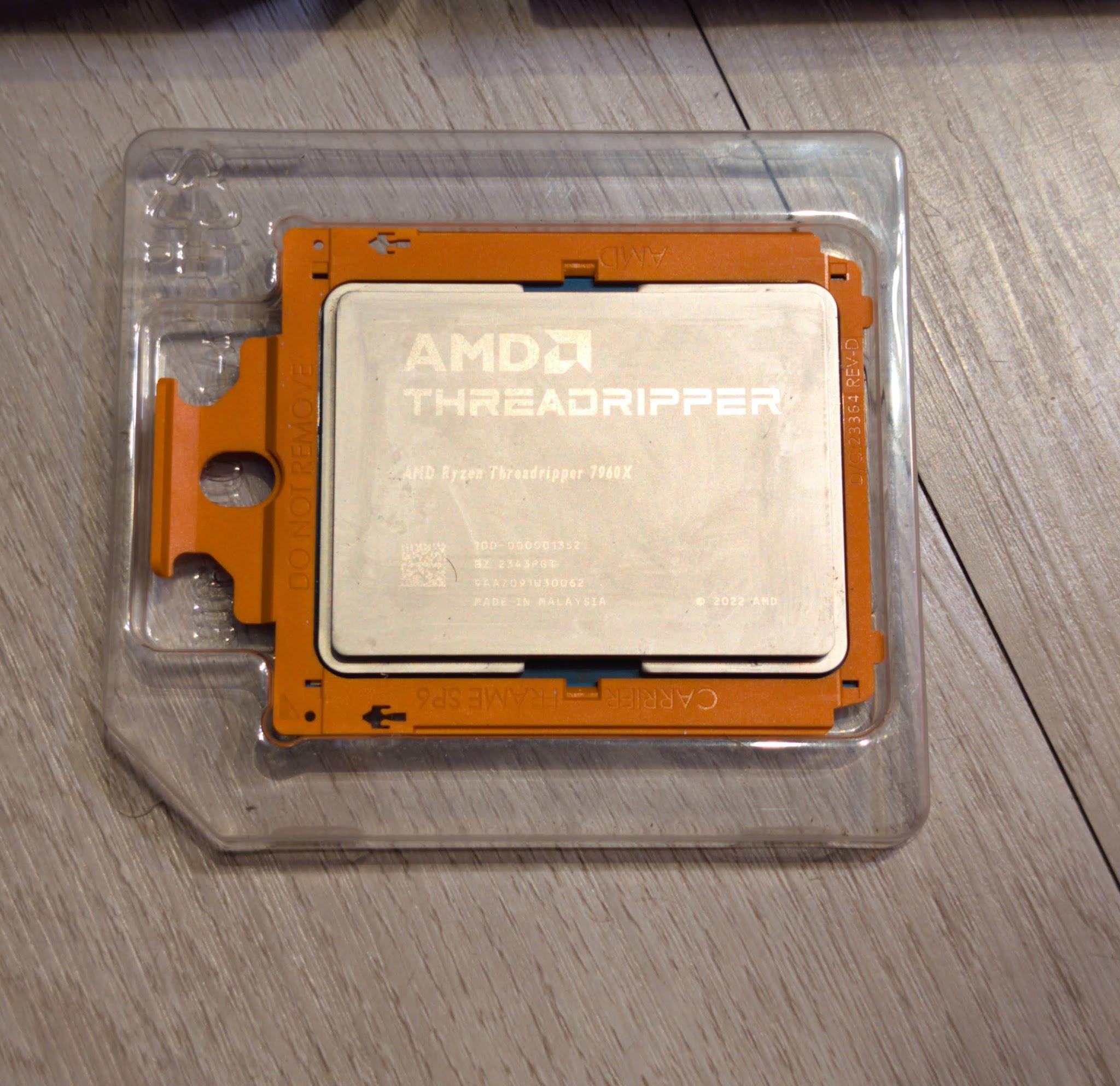 AMD Ryzen Threadripper 7960X Processor (Used - Retail Box)