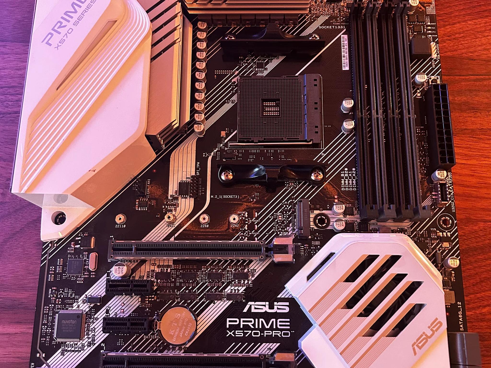 NEW ASUS PRIME X570-PRO AMD SOCKET AM4 M.2 ATX PCIe 4.0 PC Motherboard