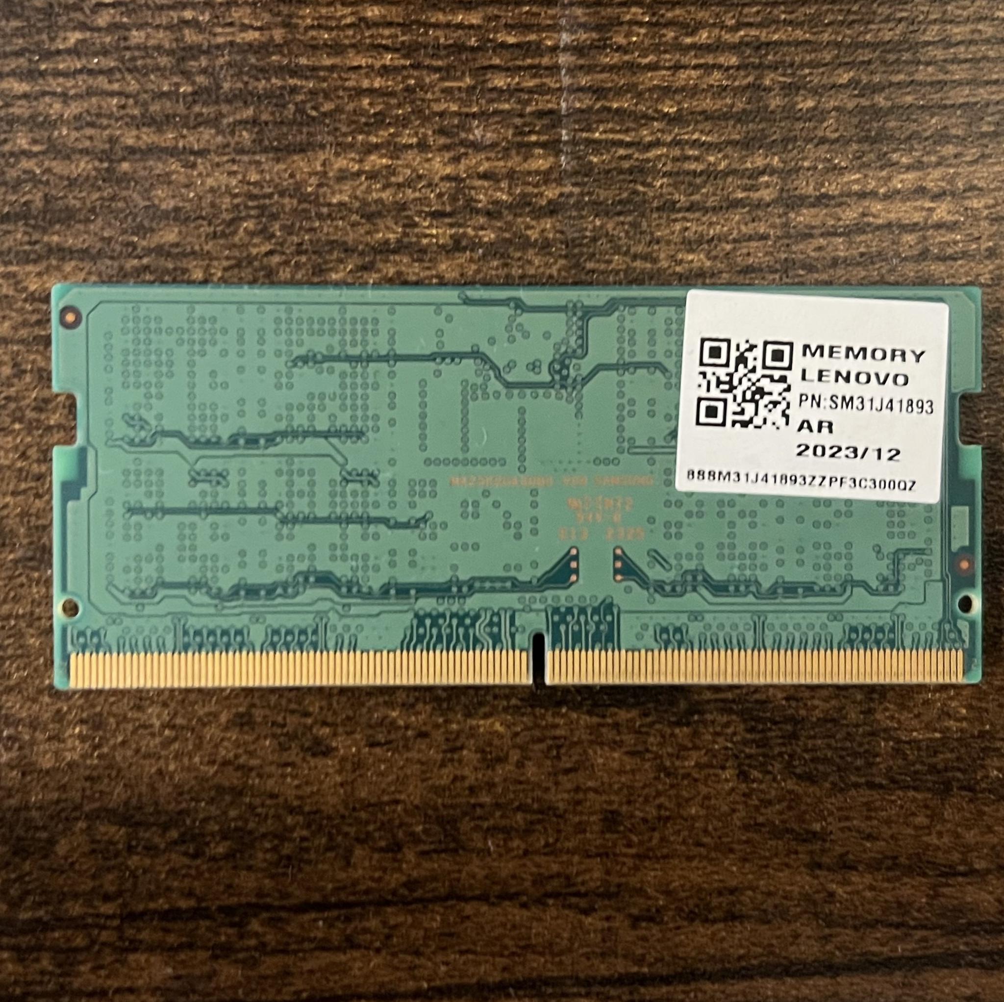 16GB DDR5-5600MHz CL46 Samsung Laptop SO-DIMM RAM