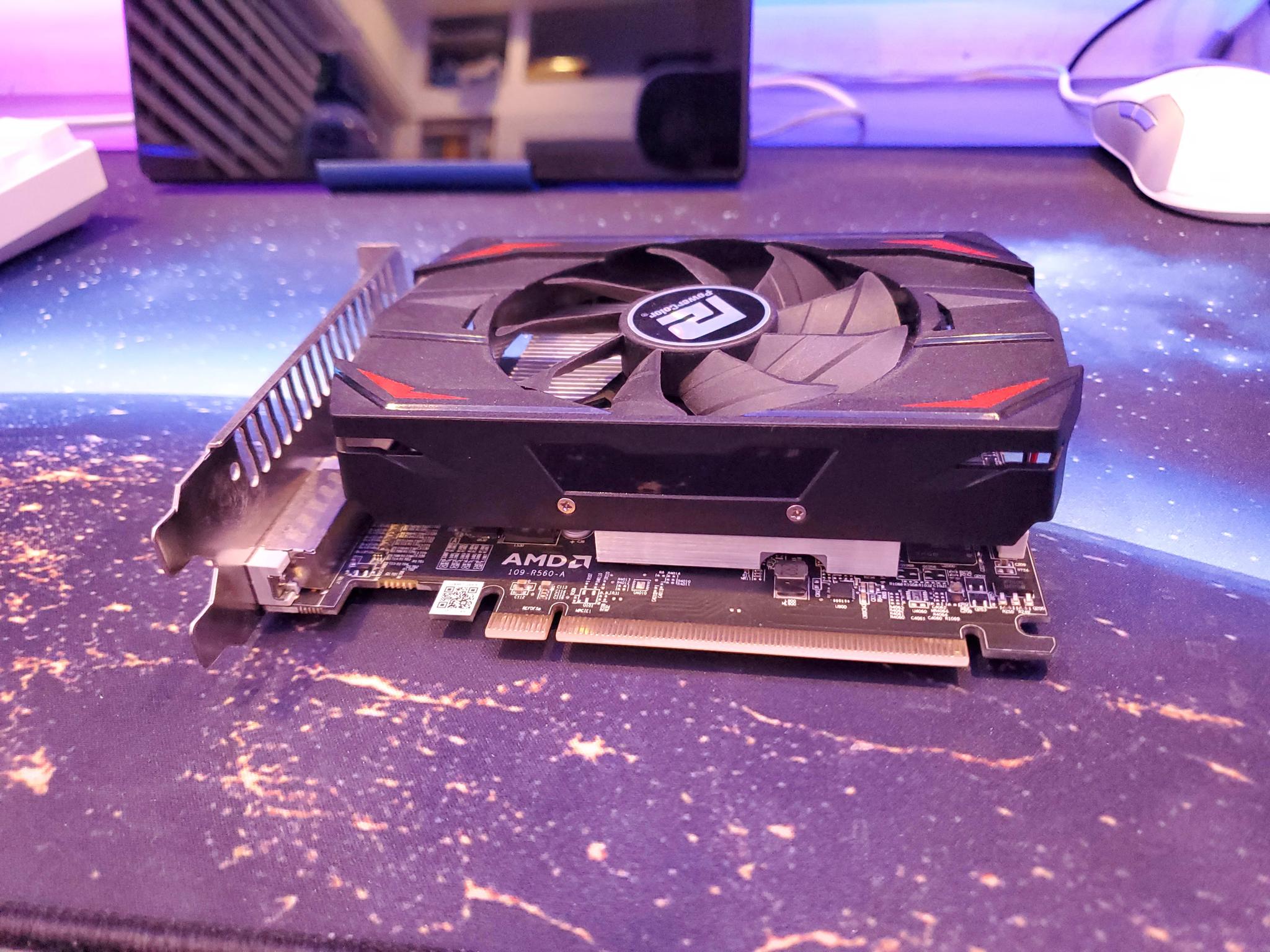 PowerColor RX 550 Single Fan