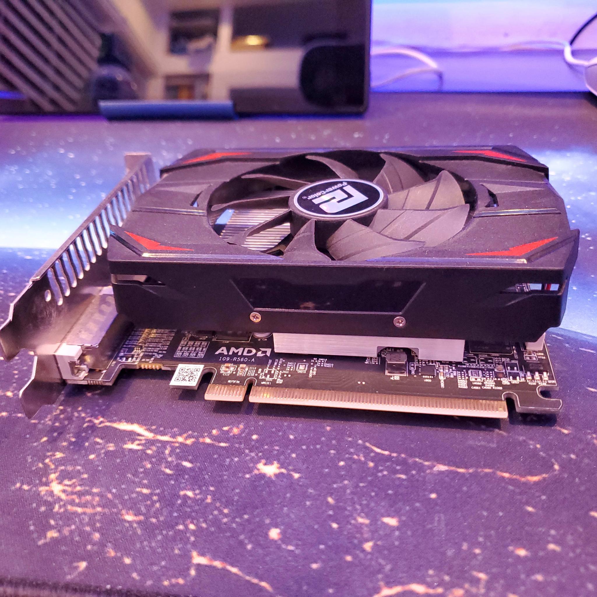 PowerColor RX 550 Single Fan