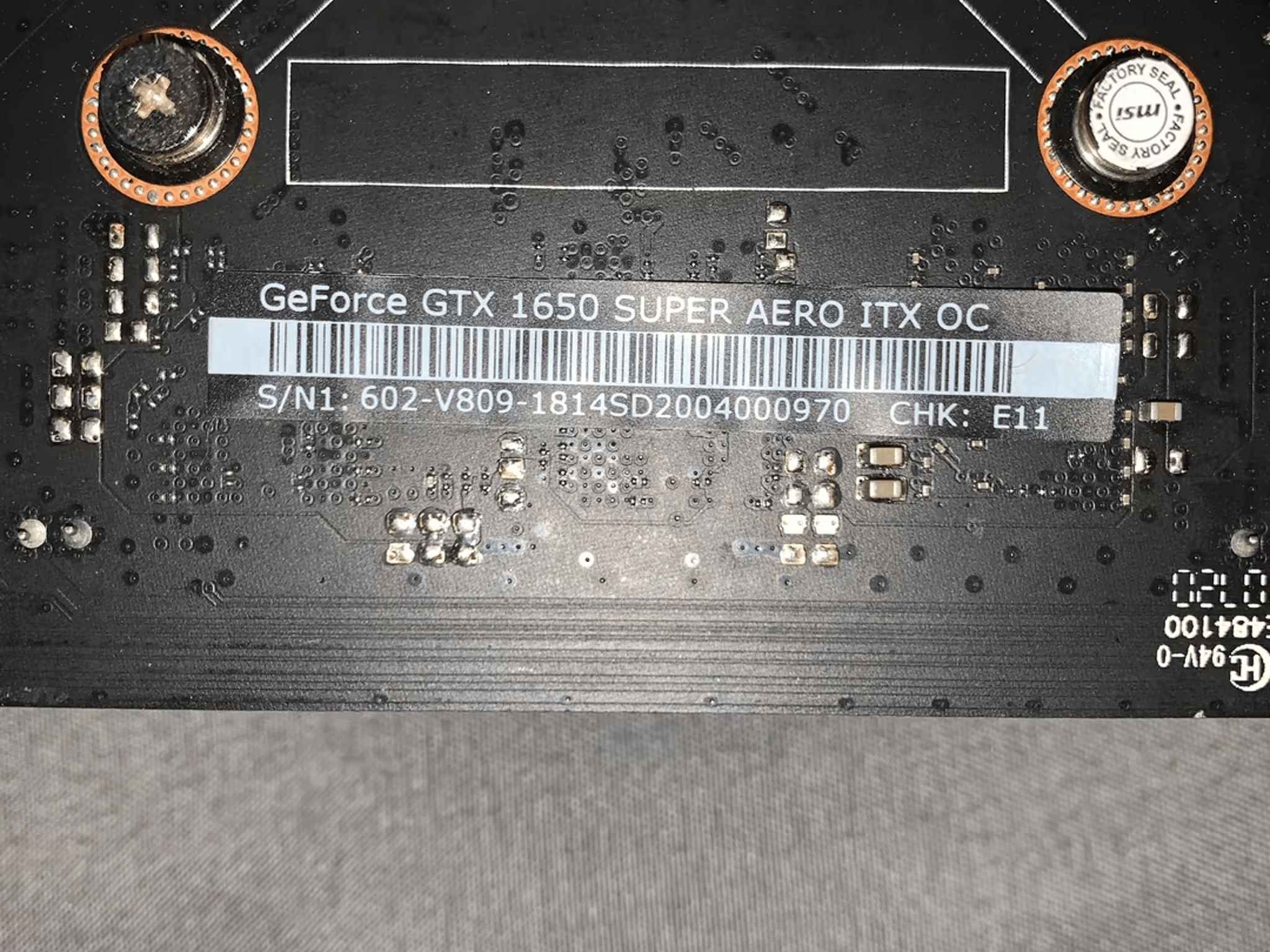 GTX 1650 SUPER AERO ITX OC