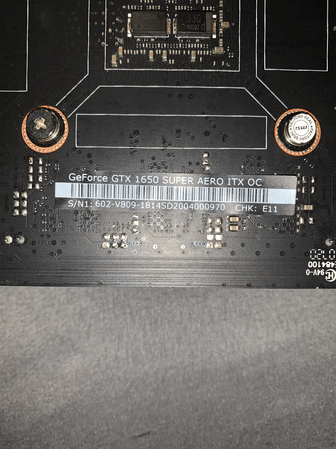 GTX 1650 SUPER AERO ITX OC