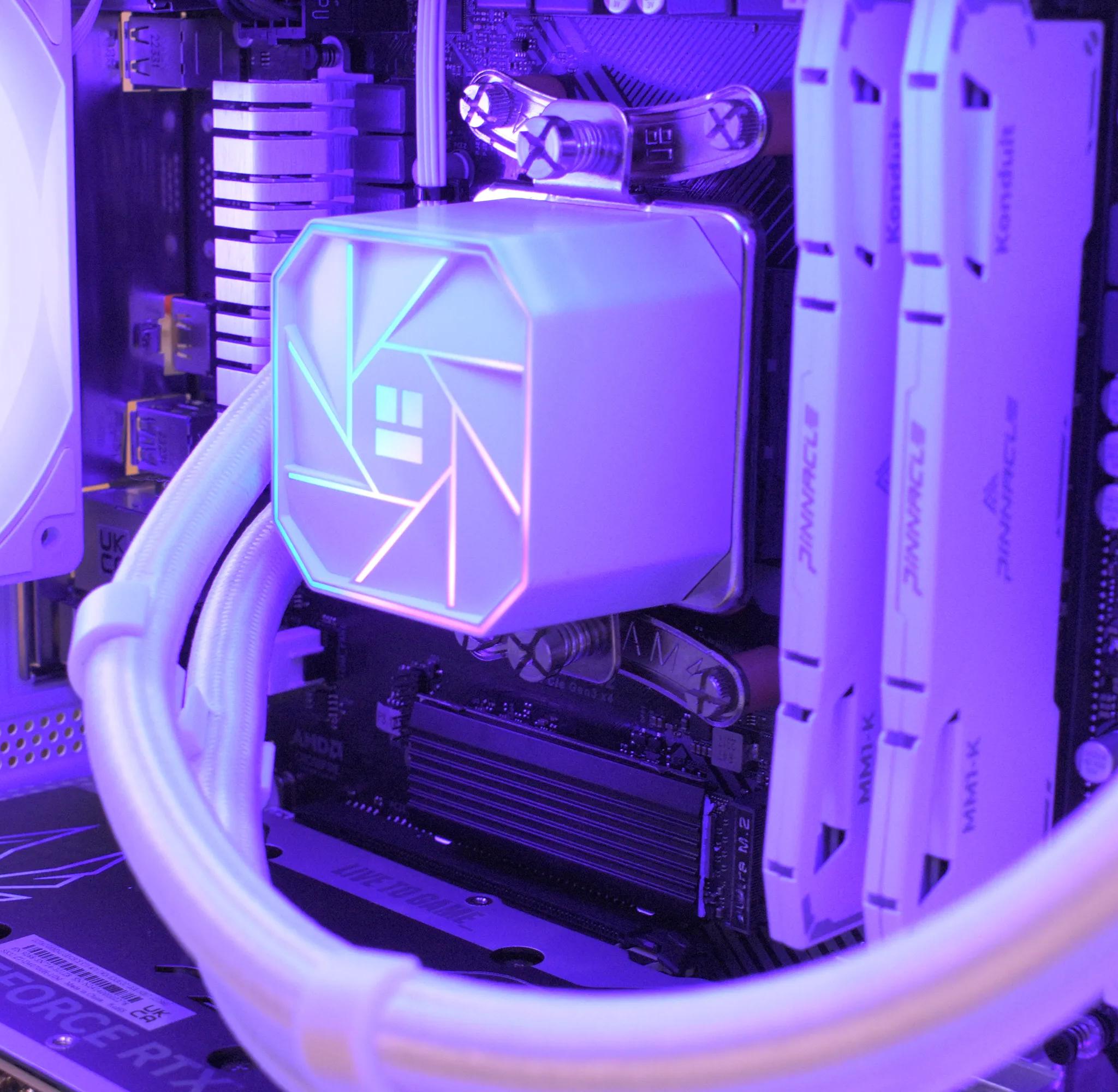 RTX 4070 12GB Gaming PC 1440P ⬜🟪 Ryzen 7 5700X3D ⬜🟪 32GB DDR4 ⬜🟪 1TB NVME SSD ⬜🟪 Wifi/BT RGB