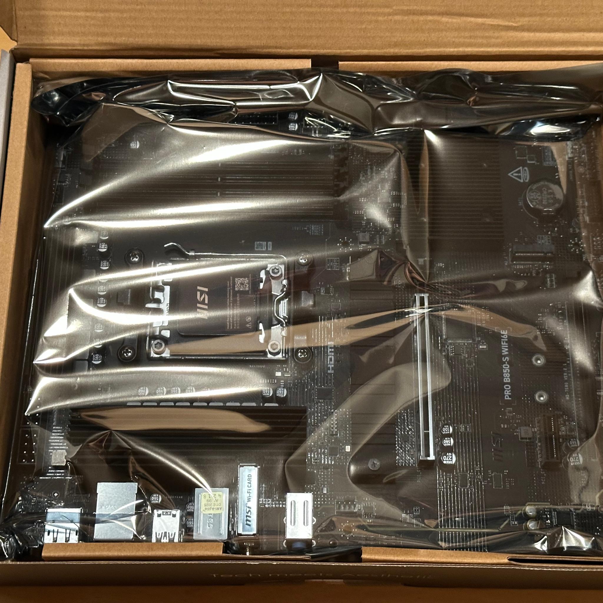 Brand new MSI - PRO B850-S WIFI6E AM5 ATX DDR5