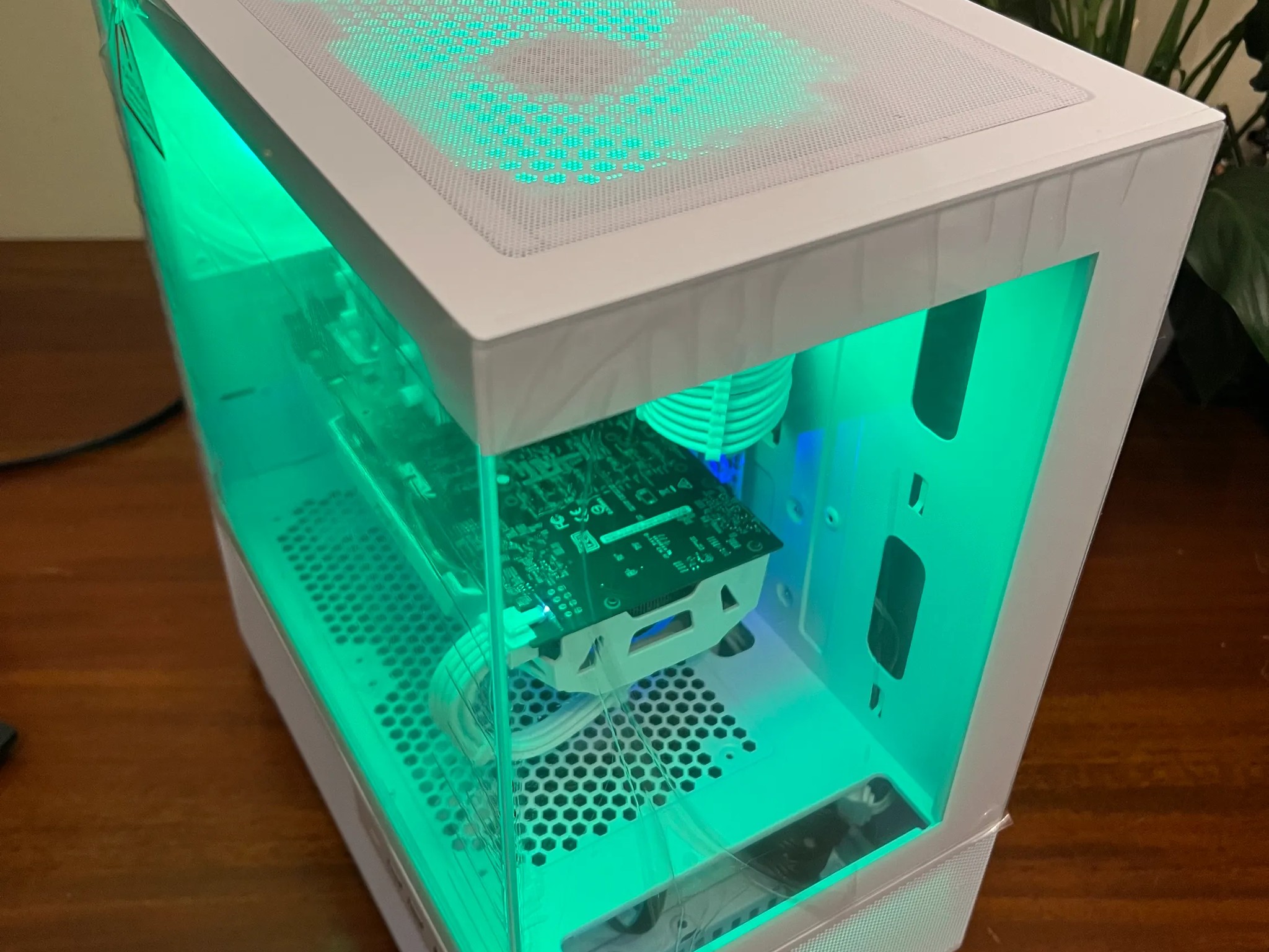 Intel 10 Core White Gaming PC GTX 1070 1tb NVME SSD 32GB RAM WIFi WINDOWS 10 Pro