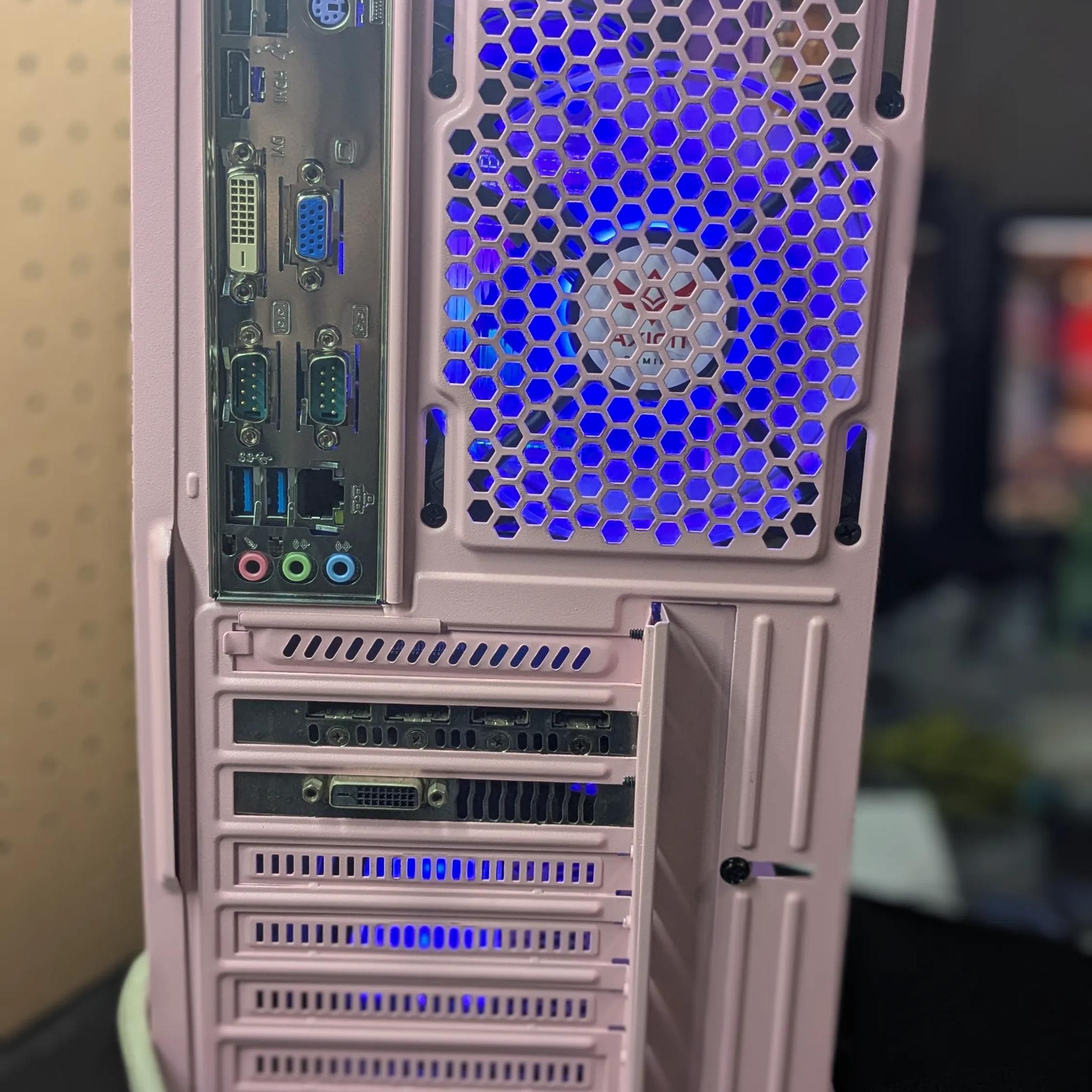 Fabulously Pink |  100 FPS Fortnite | i5-4590 , 16GB RAM, 500GB SSD, RX 470 8GB, RGB, Wifi, Win10