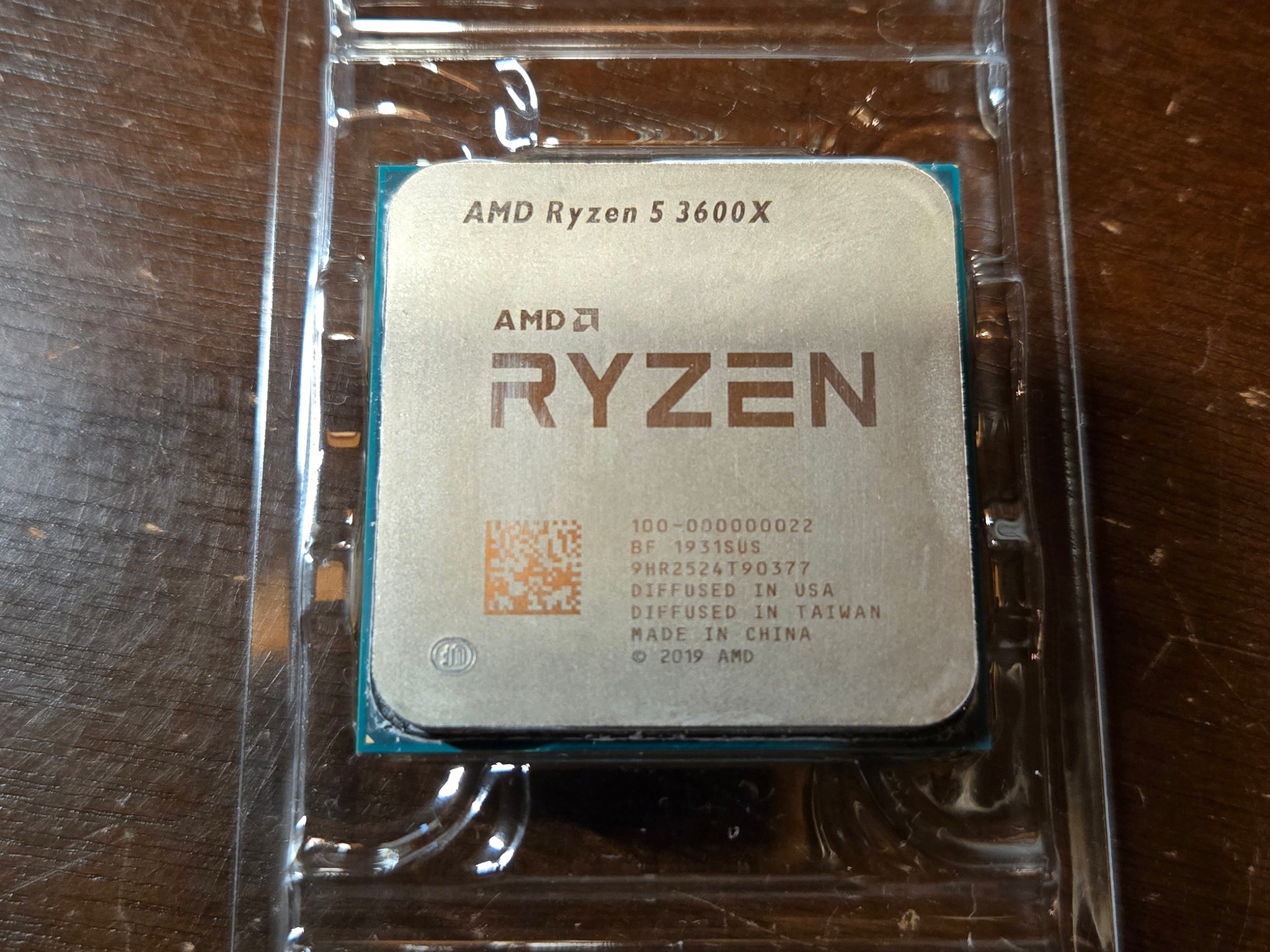 AMD Ryzen 5 3600X | AM4 | 6c 12t | 3.8ghz base, 4.4ghz boost | 95W