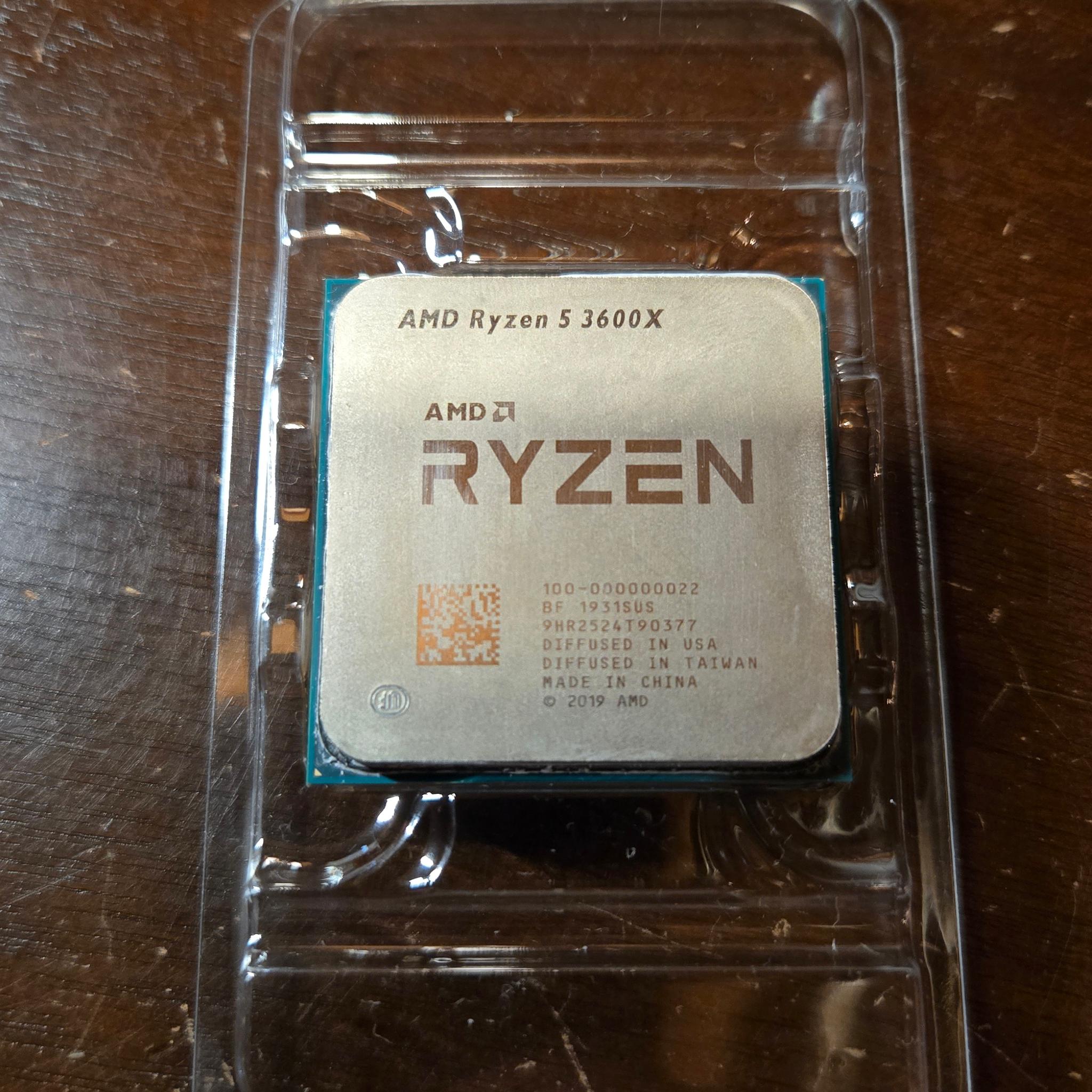 AMD Ryzen 5 3600X | AM4 | 6c 12t | 3.8ghz base, 4.4ghz boost | 95W