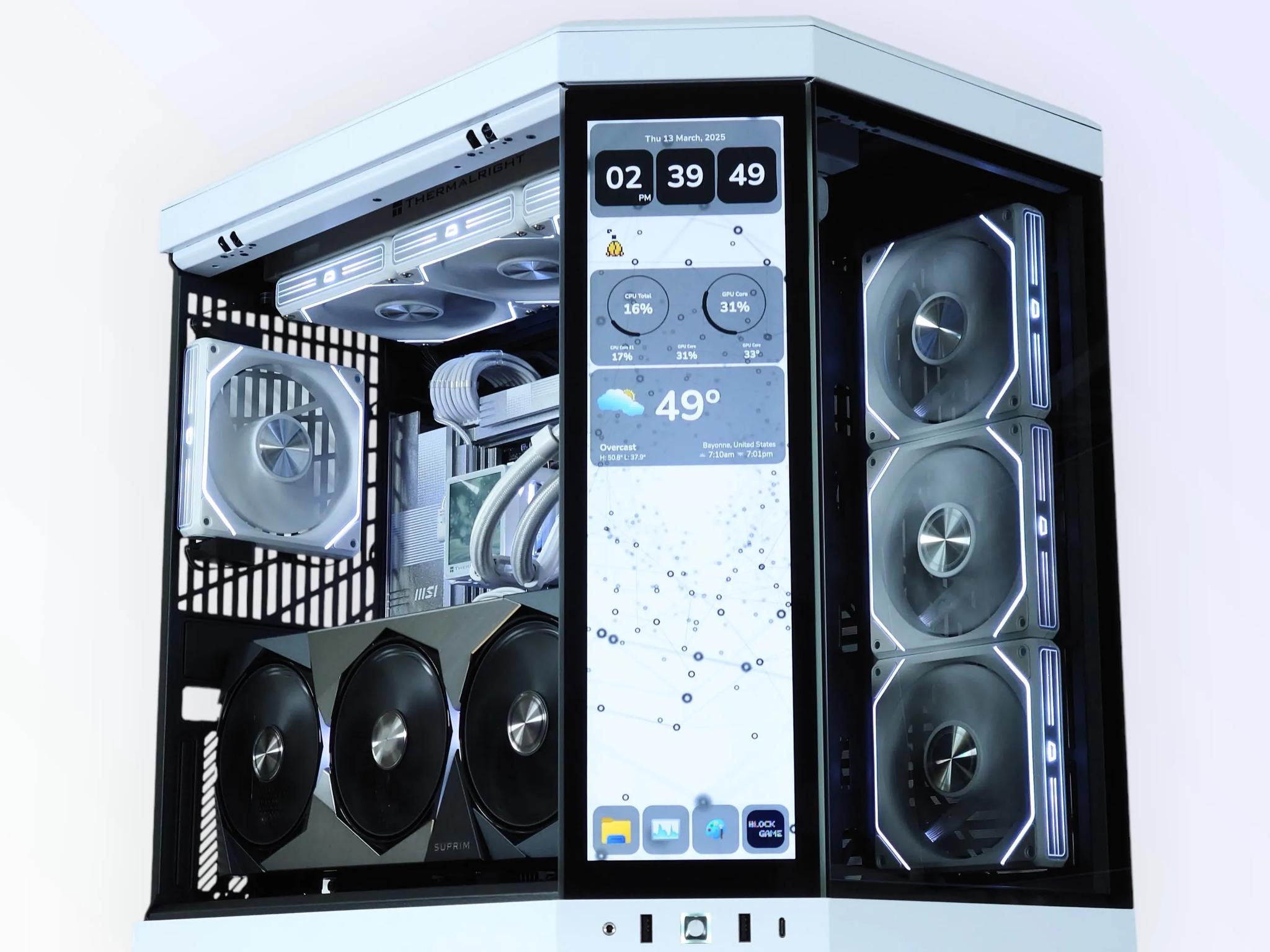 🤩🤍🖤Dream Gaming PC🏆Nvidia RTX 5080 16GB🏆 AMD Ryzen 7 9800X3D 3D V-Cache🏆 32GB DDR5🏆3TB NVME