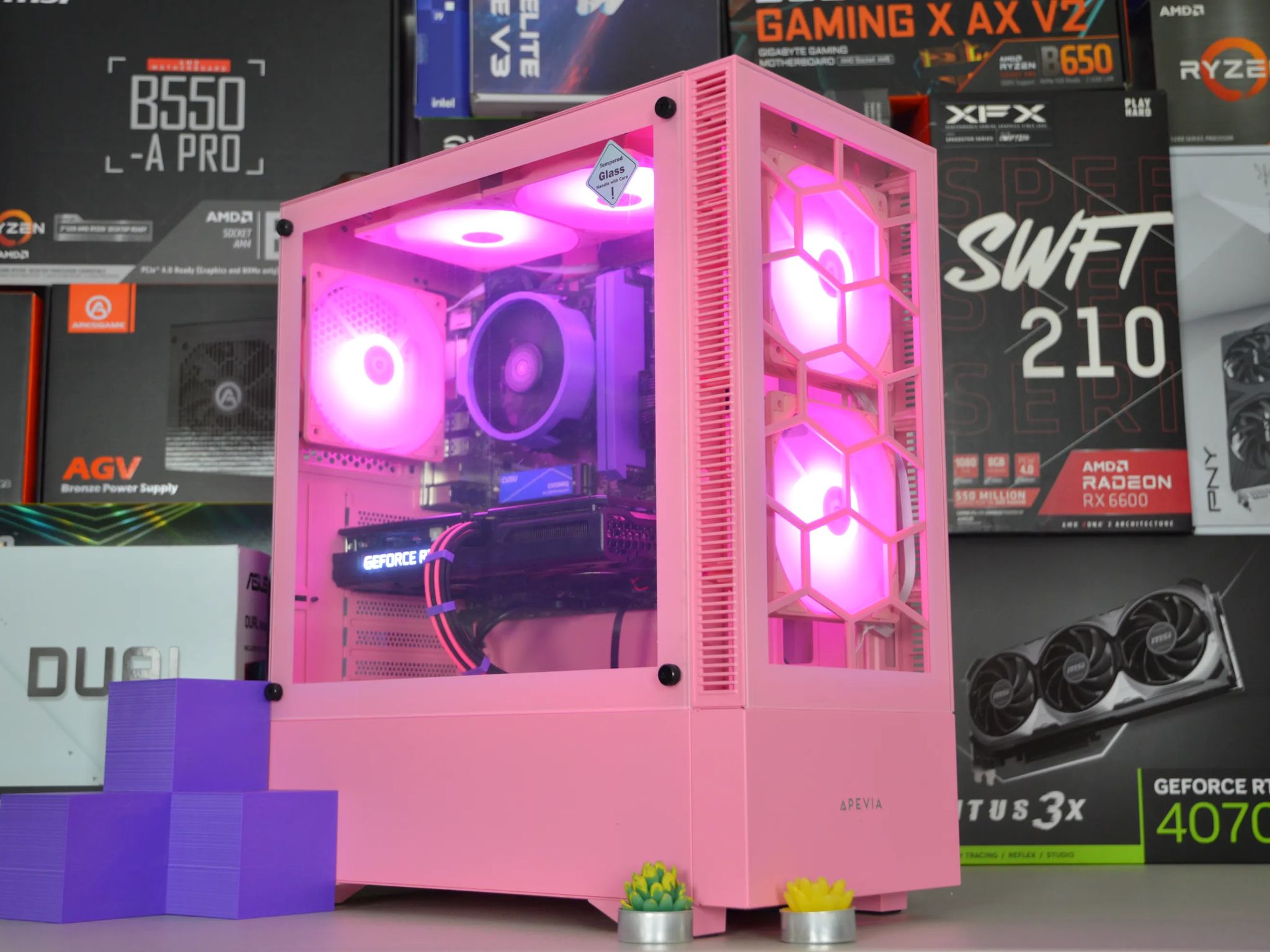 💖Be My Valentine💜| RTX 3050 8GB | RYZEN 5 4600G | 16GB DDR4 RAM | 1TB NVME SSD |