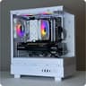 WHITE CUSTOM GAMING PC | RX 7700XT | RYZEN 5 9600X